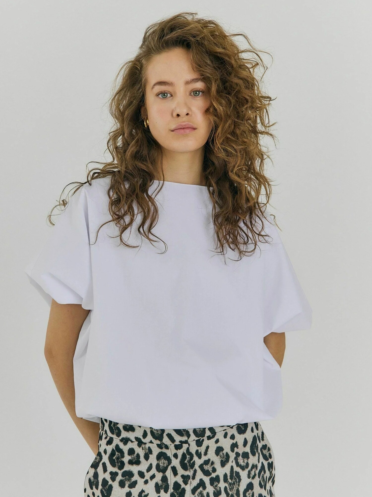 NORR Tricou 'Carlo'  alb