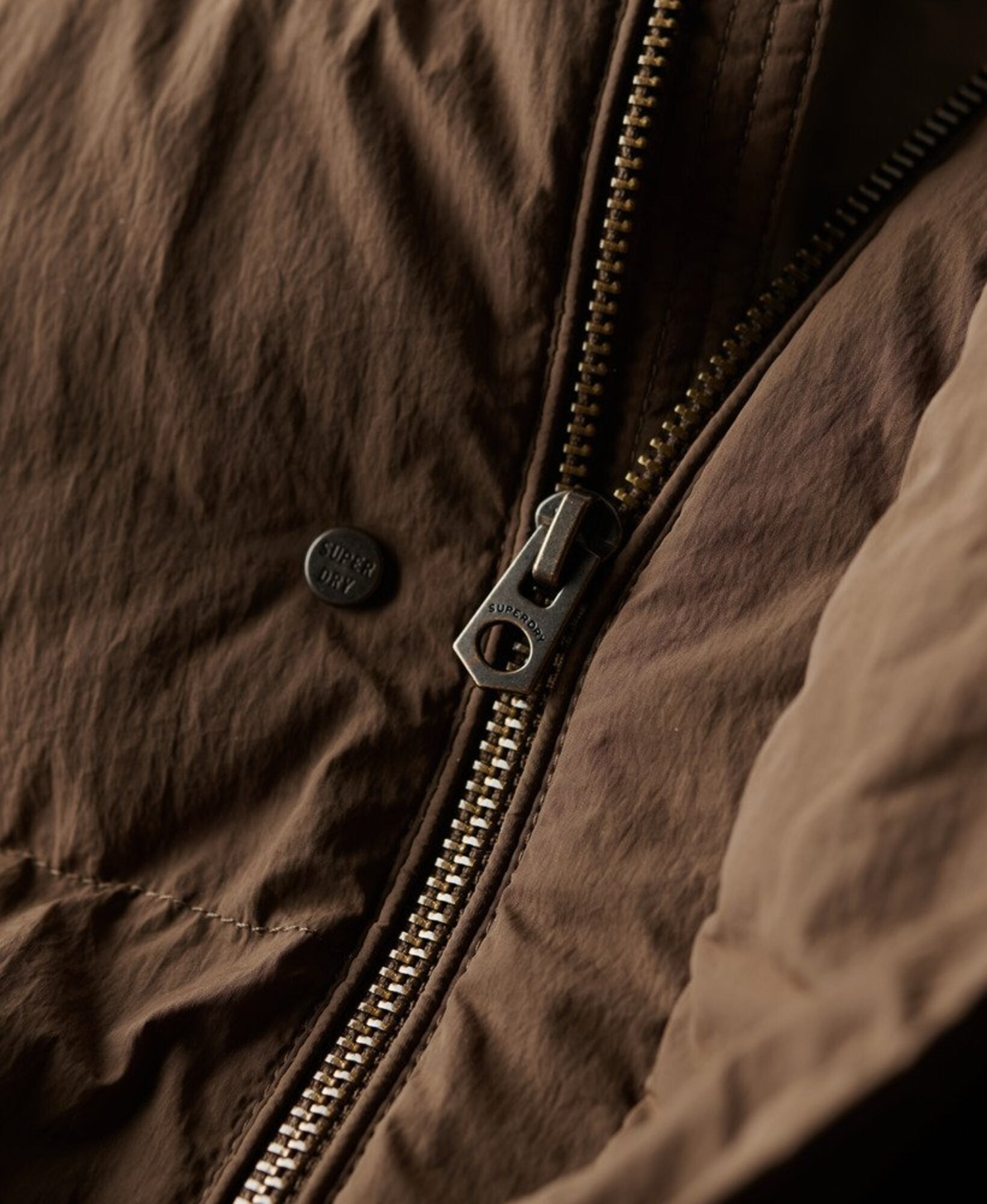 Superdry & Co Zimná bunda hnedá (obrázok 4)