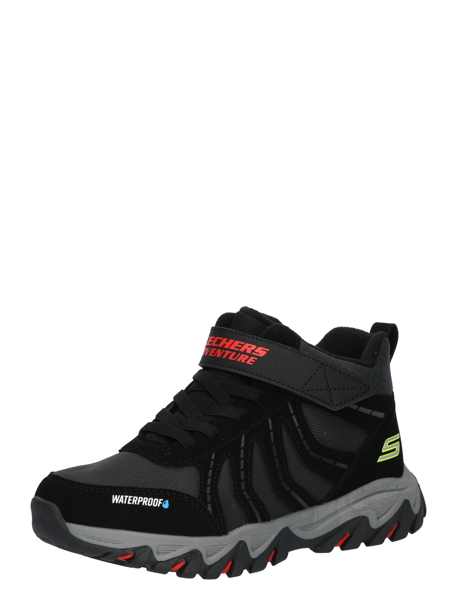 SKECHERS Cizme Microspec Advance roșu / negru