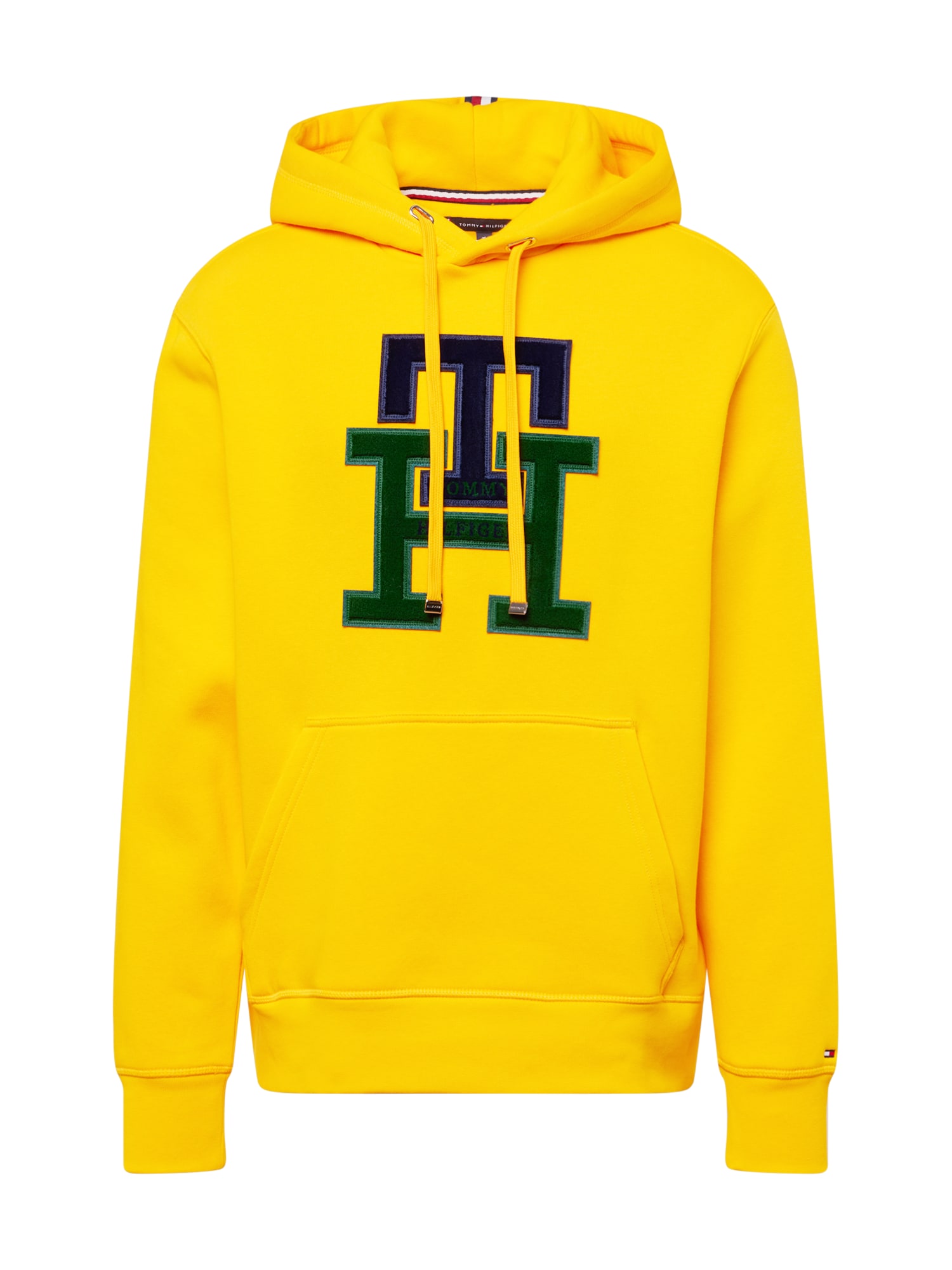 Tommy Hilfiger TOMMY HILFIGER Sweatshirt navy / gelb / dunkelgrün
