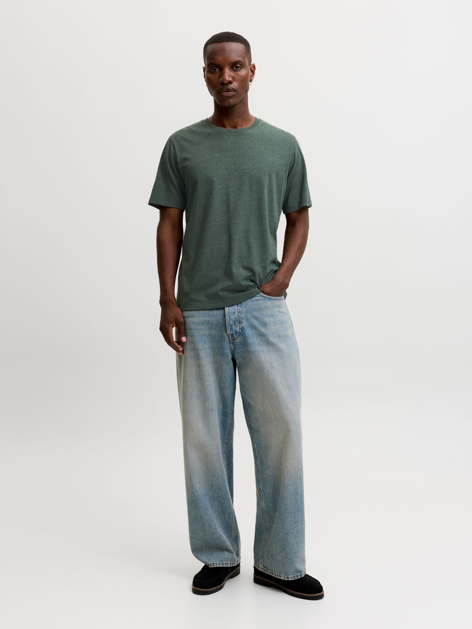 JACK & JONES Tričko  jedľová (obrázok 4)