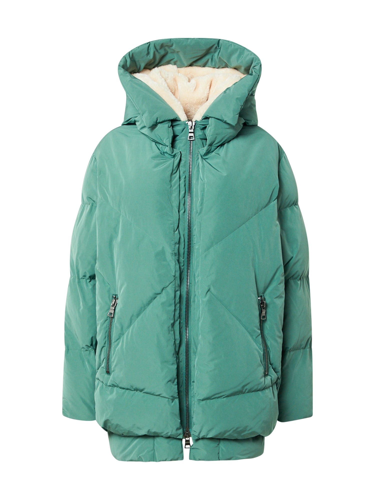 BLONDE No. 8 Žieminis paltas 'Frost' žalia