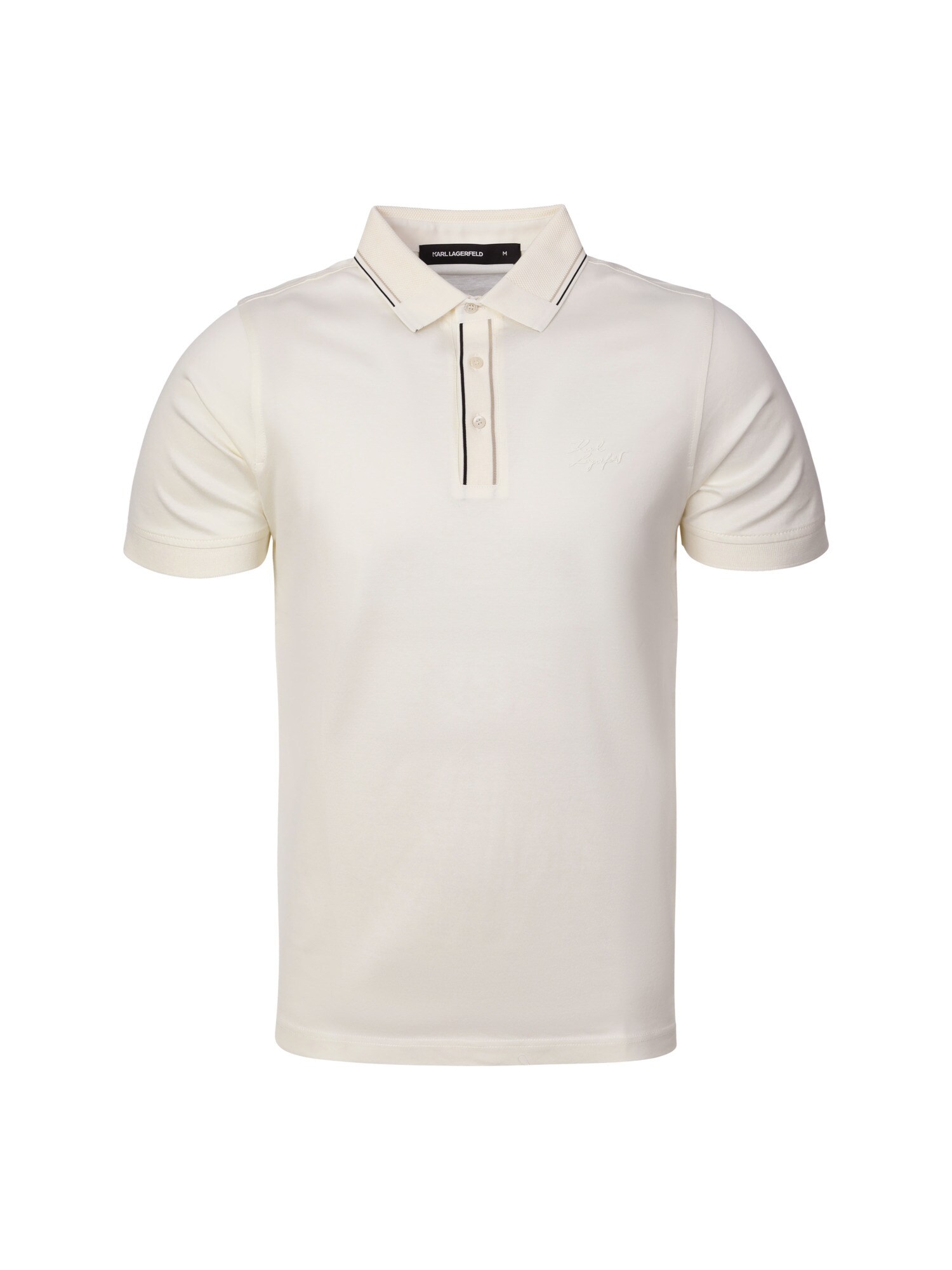 Karl Lagerfeld Camiseta ' 745002 '  beige / negro