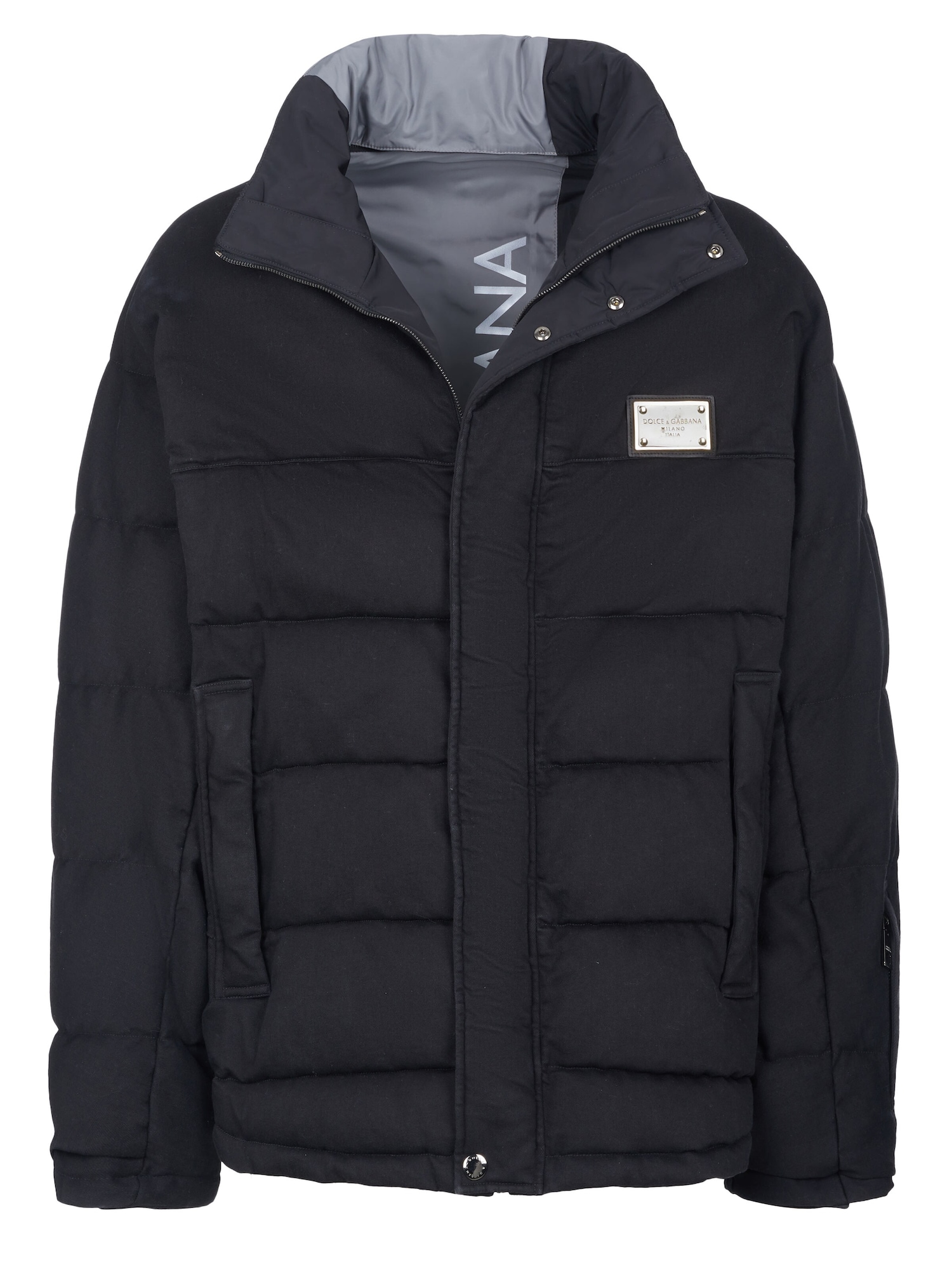 DOLCE & GABBANA Chaqueta de invierno 'Dolce & Gabbana Wendejacke schwarz'  negro