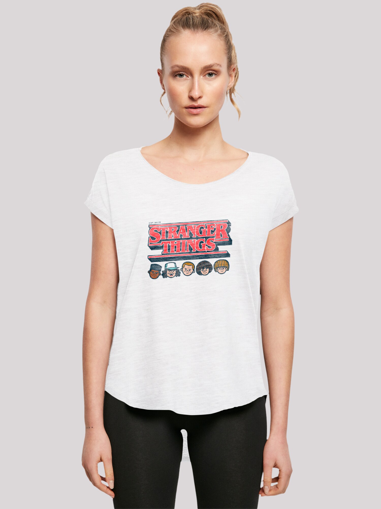 Thumbnail - F4NT4STIC T-Shirt Stranger Things Caricature Logo Netflix TV Series