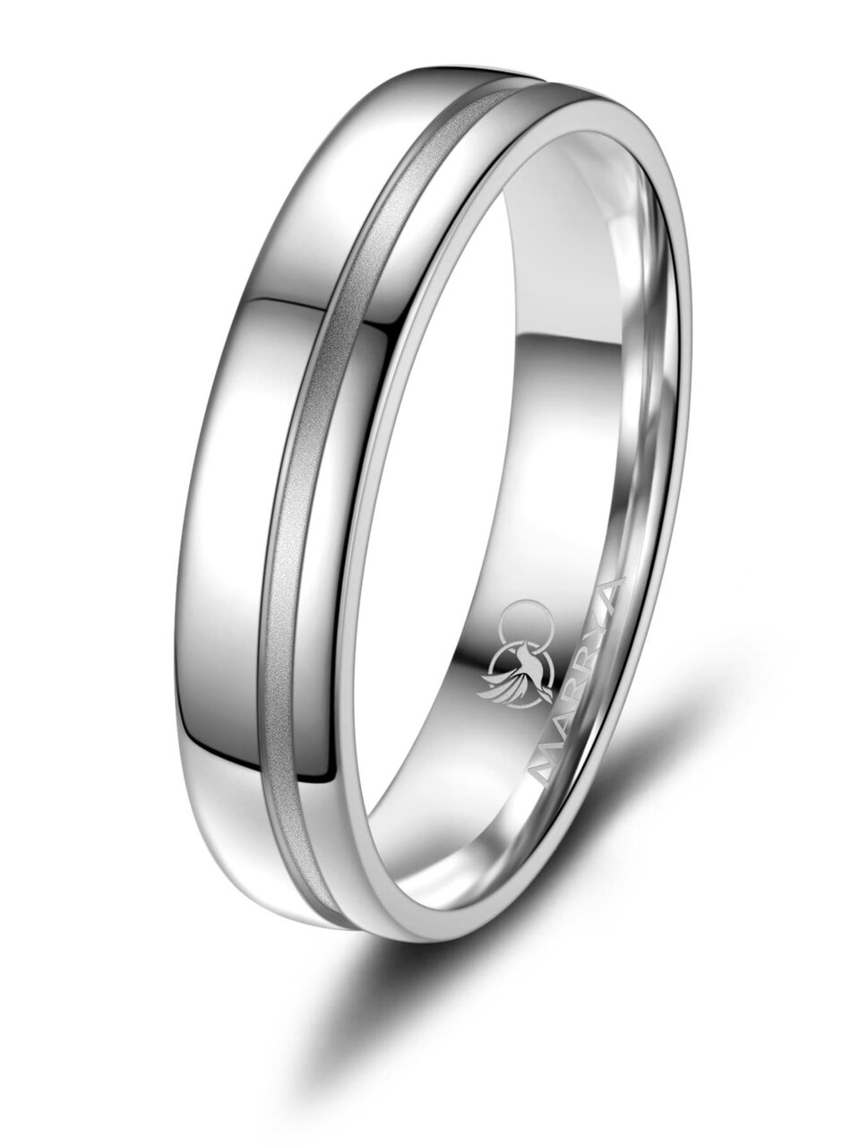 Ring 'MARRYA SI-12 Ehering aus Silber'