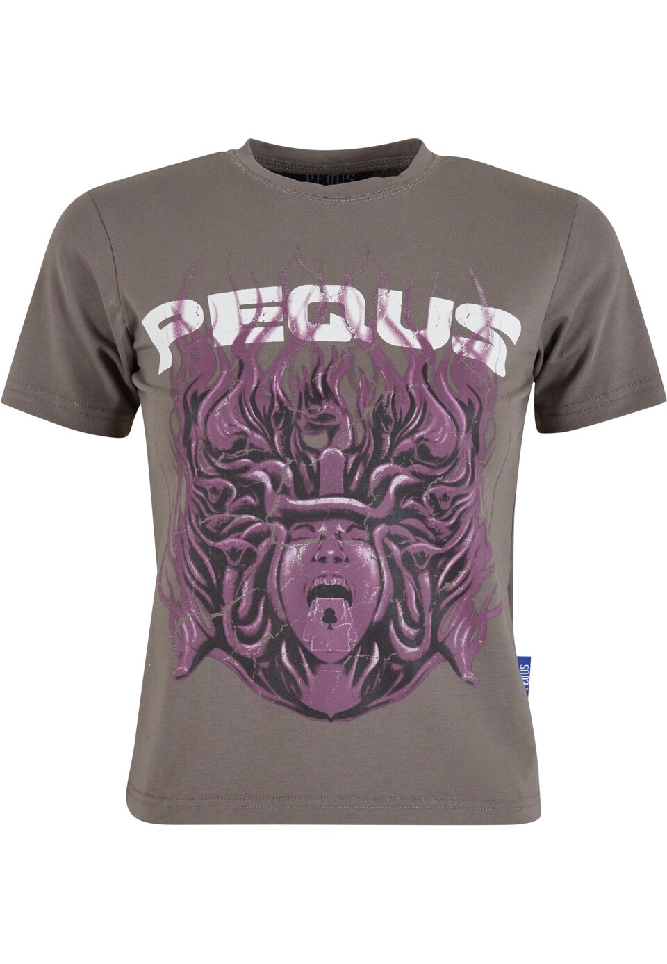 T-shirt 'Medusa' grå / lila
