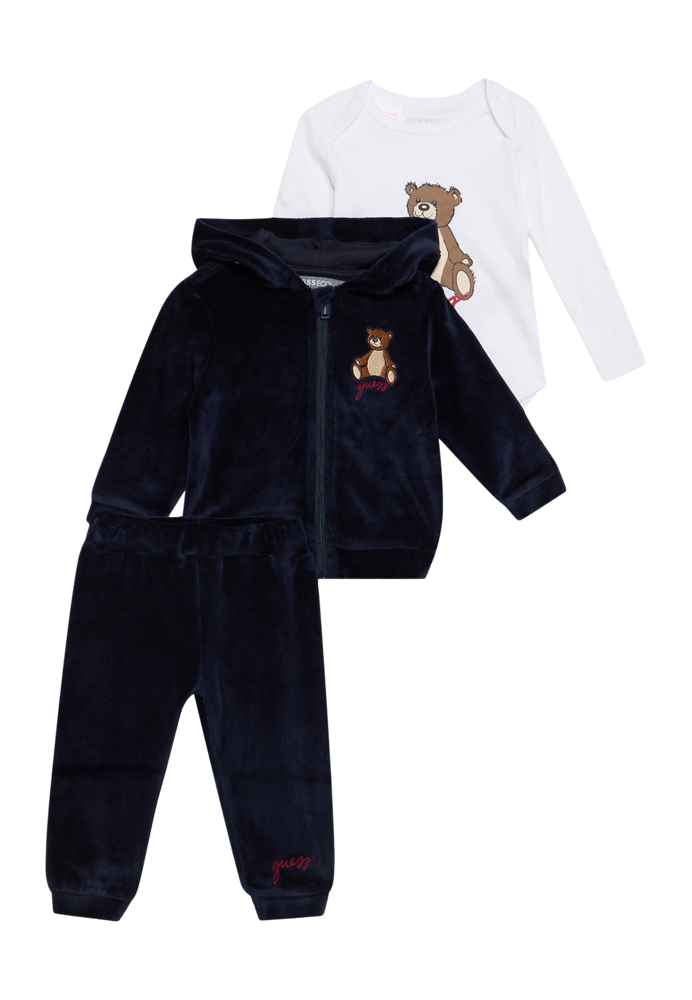 GUESS Set ecru / bleumarin / ciocolatiu / alb