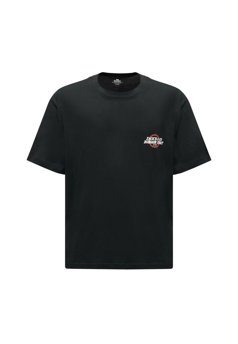 T-shirt 'JORRANDOM' gul / röd / svart