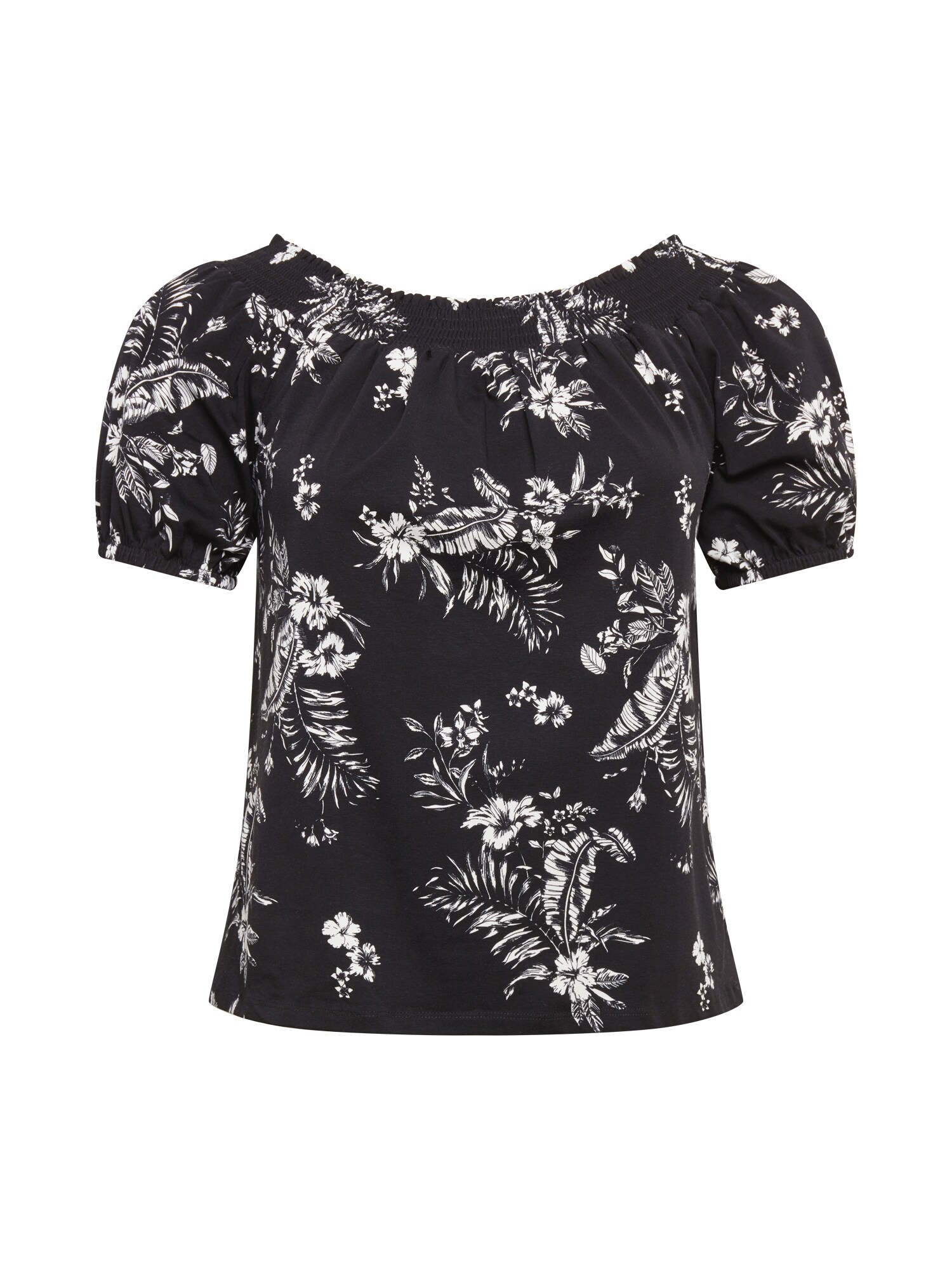 Dorothy Perkins Curve Marškinėliai  juoda / balta
