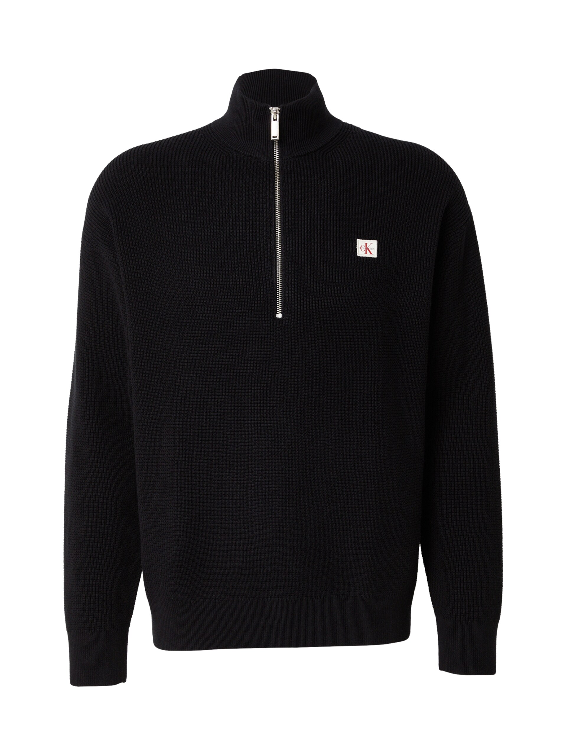 Calvin Klein Jeans Tröja 'Waffle Quarter-zip' herr