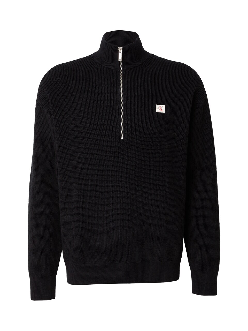 Tröja 'Waffle Quarter-zip'