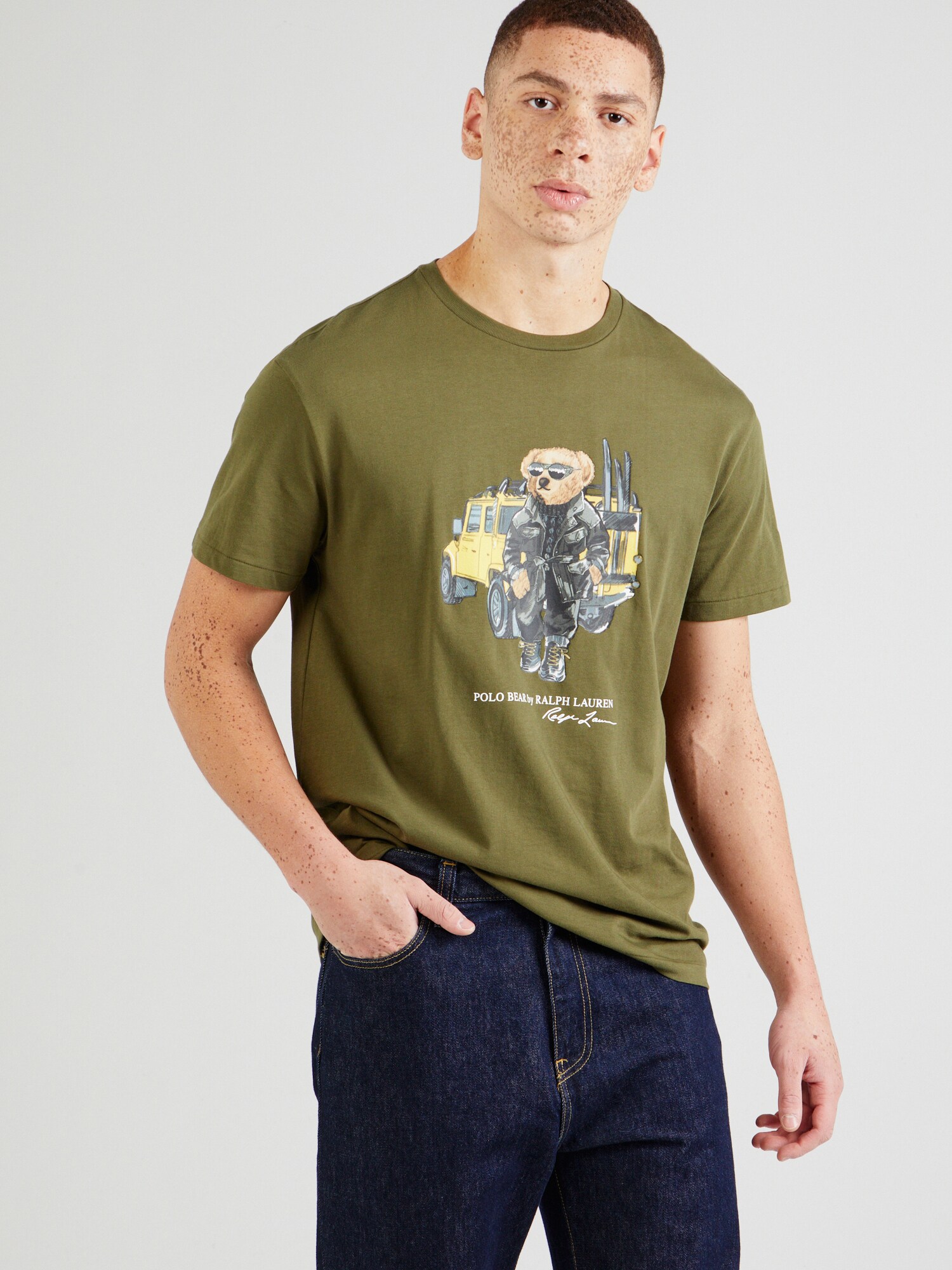 Polo Ralph Lauren Póló  világosbarna / sárga / szürke / olíva termék 2. képe
