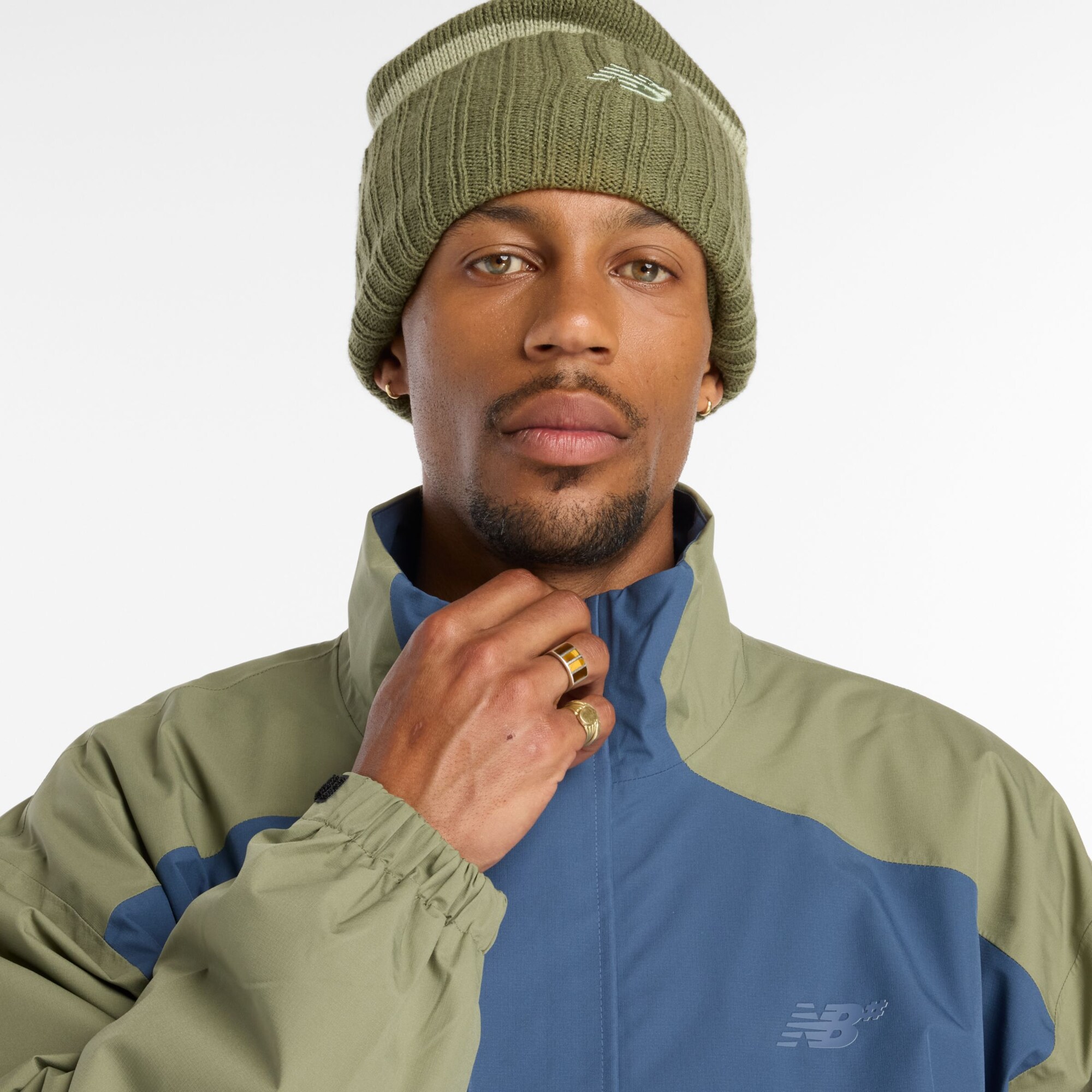 New balance Chaqueta de montaña 'Numeric'  zafiro / caqui – imagen 4