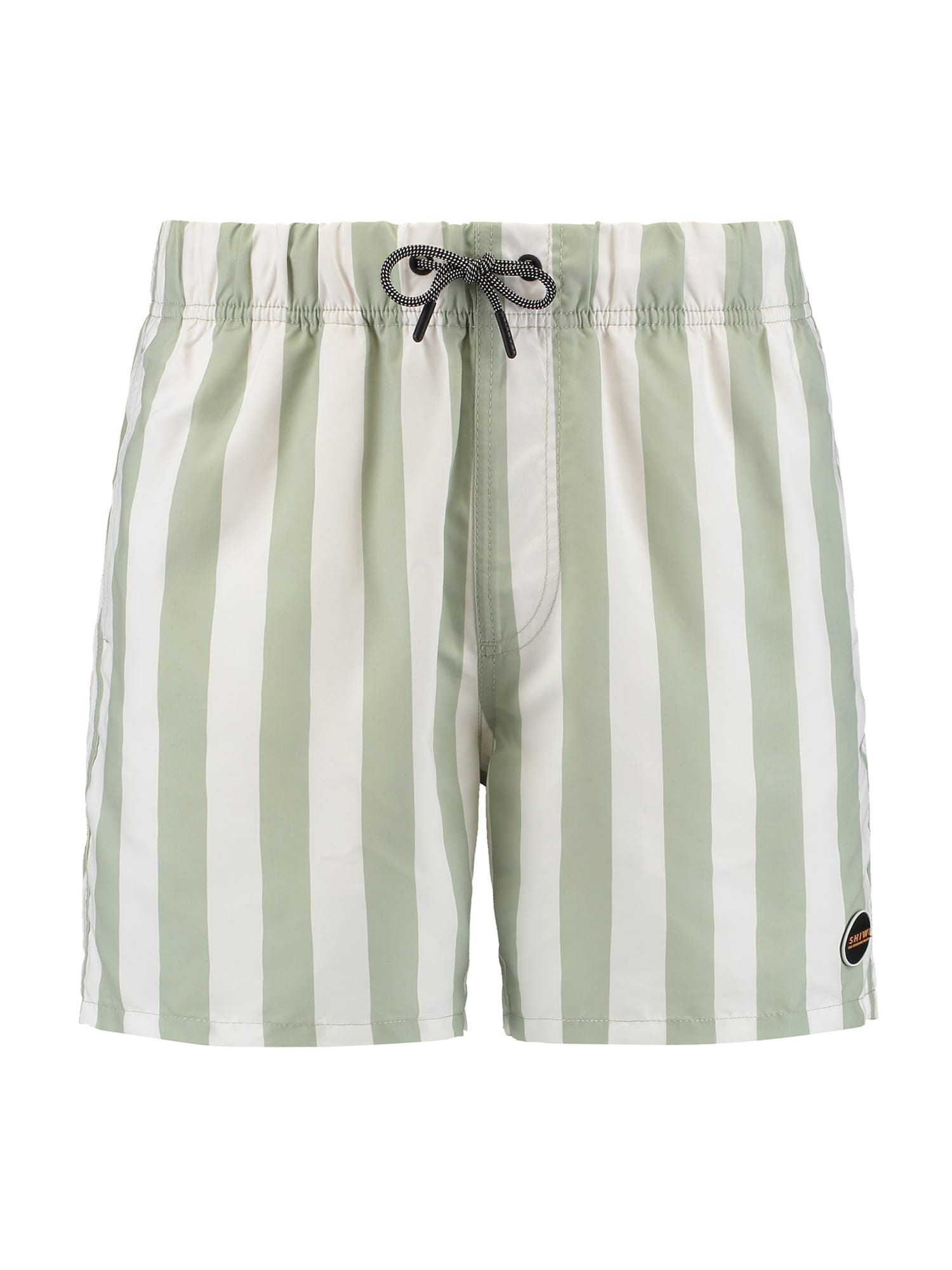 Shiwi Kratke kopalne hlače  zelena / bela
