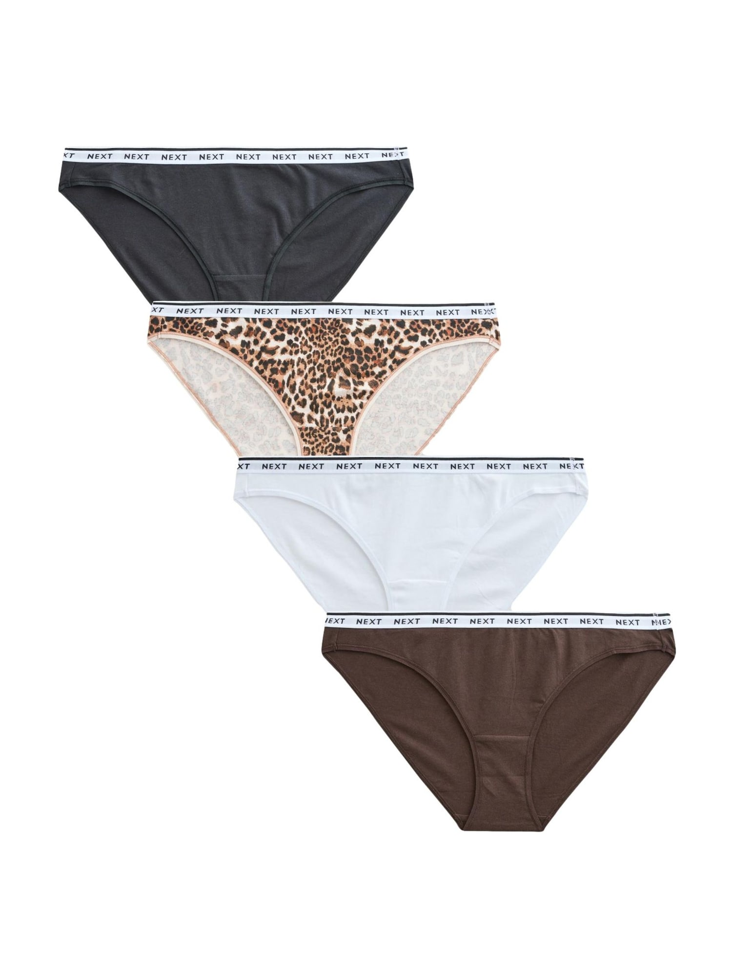 Next Slip  maro / maro deschis / negru / alb