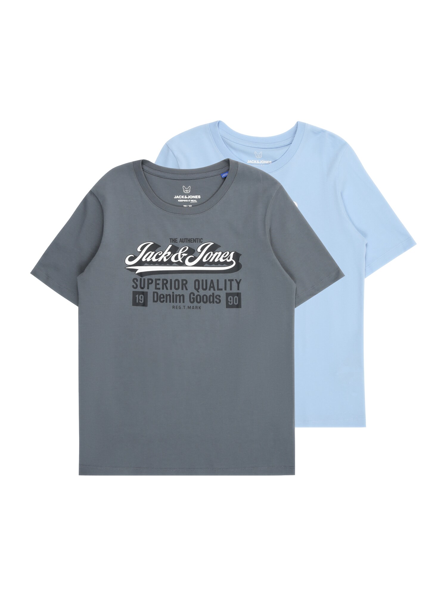 Jack & Jones Junior Póló  füstkék / világoskék / fekete / fehér akciós termékkép 1
