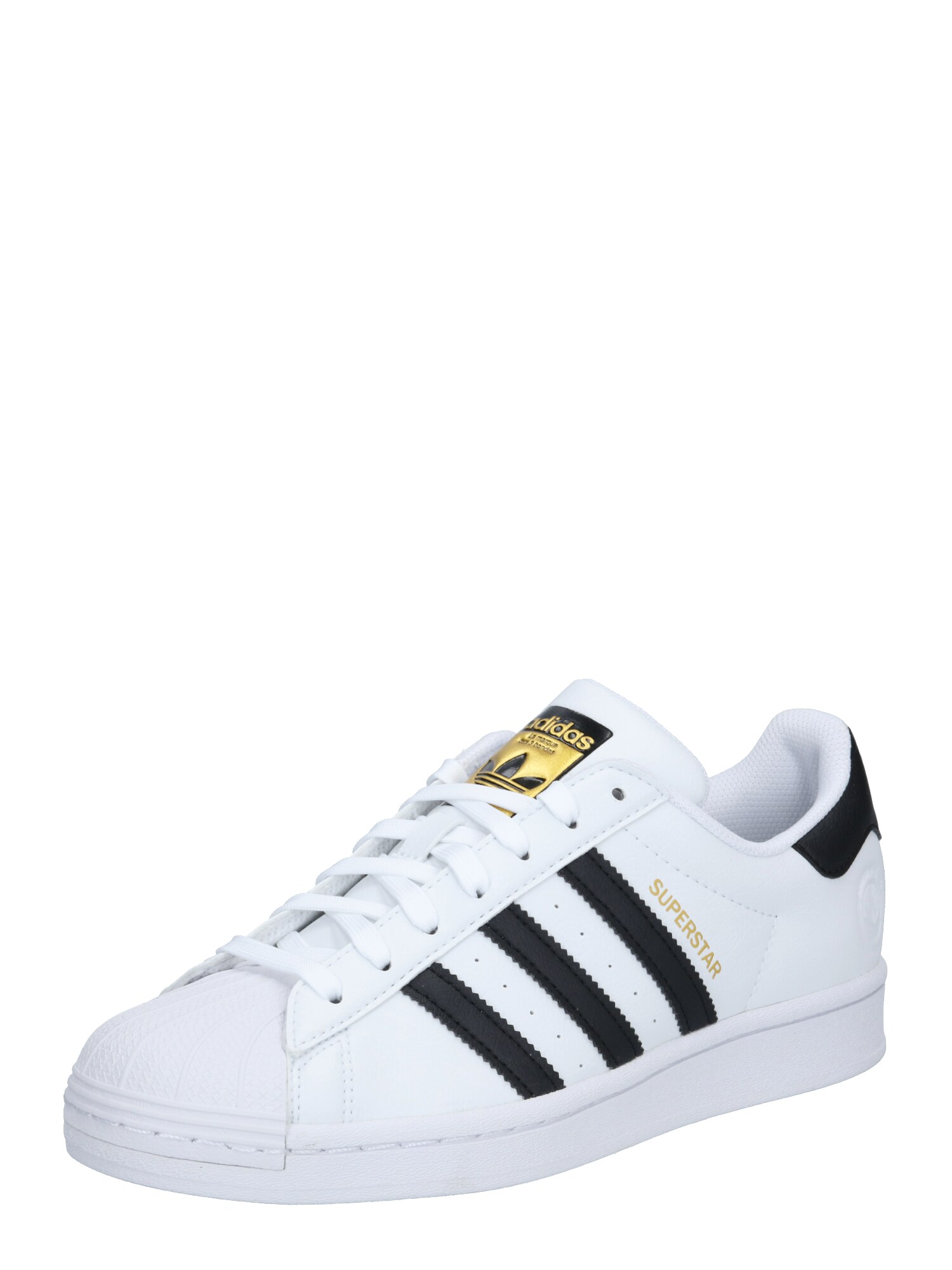 ADIDAS ORIGINALS Sportbačiai be auliuko 'Superstar Vegan'  balta / juoda