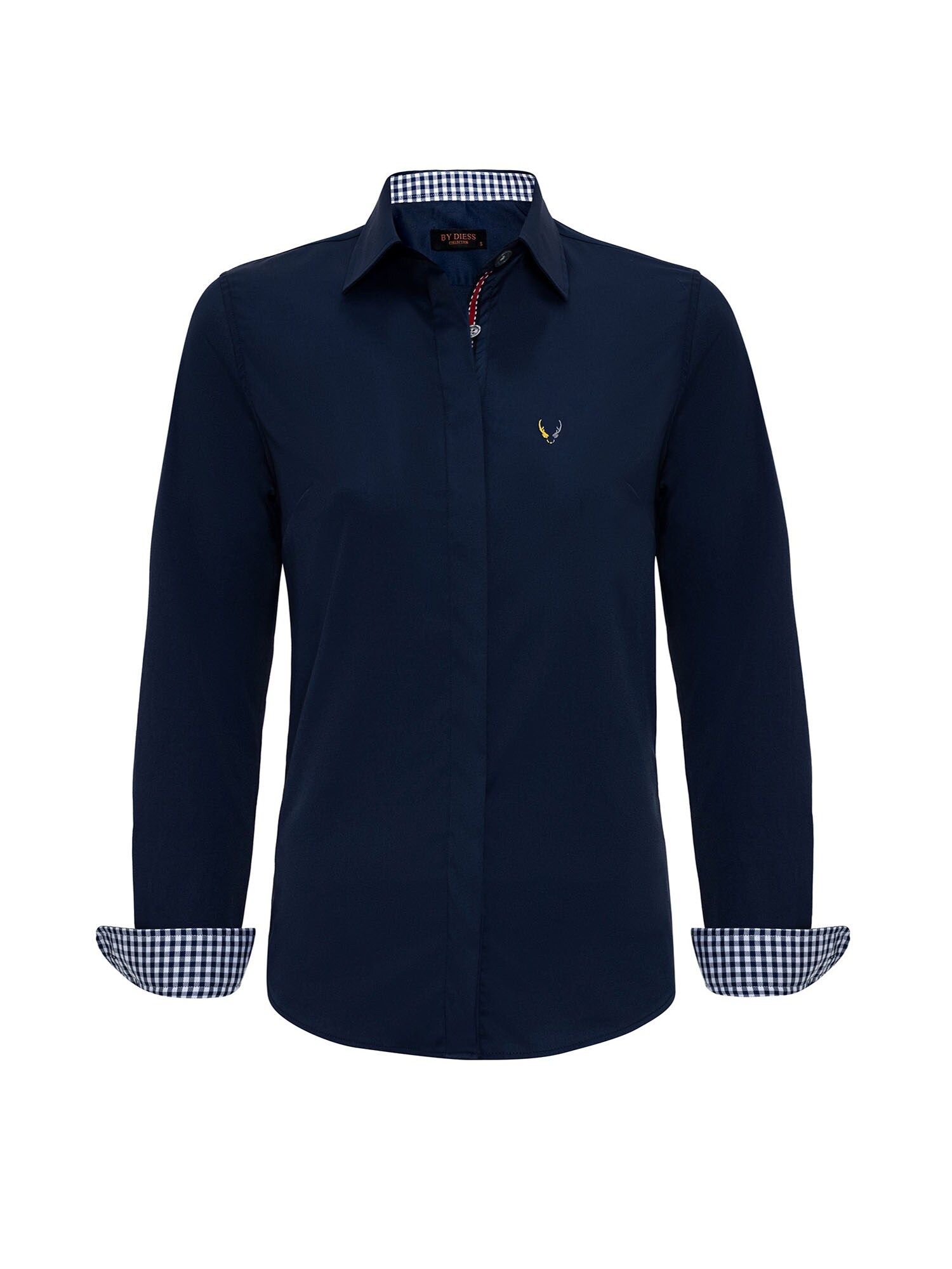 By Diess Collection Blúz  tengerészkék / fehér akciós termékkép 1