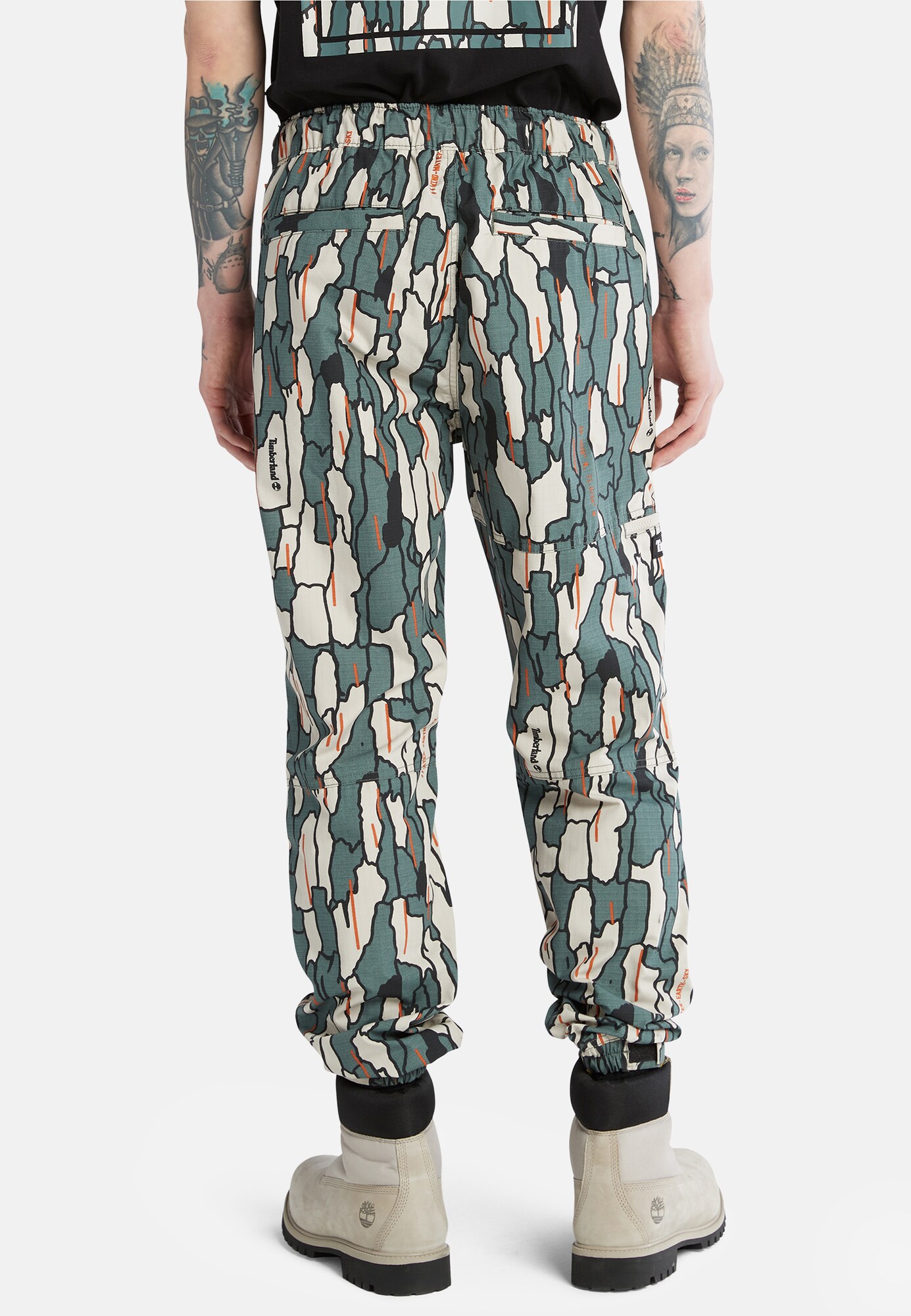 TIMBERLAND Nadrág  pasztellzöld / fehér termék 2. képe