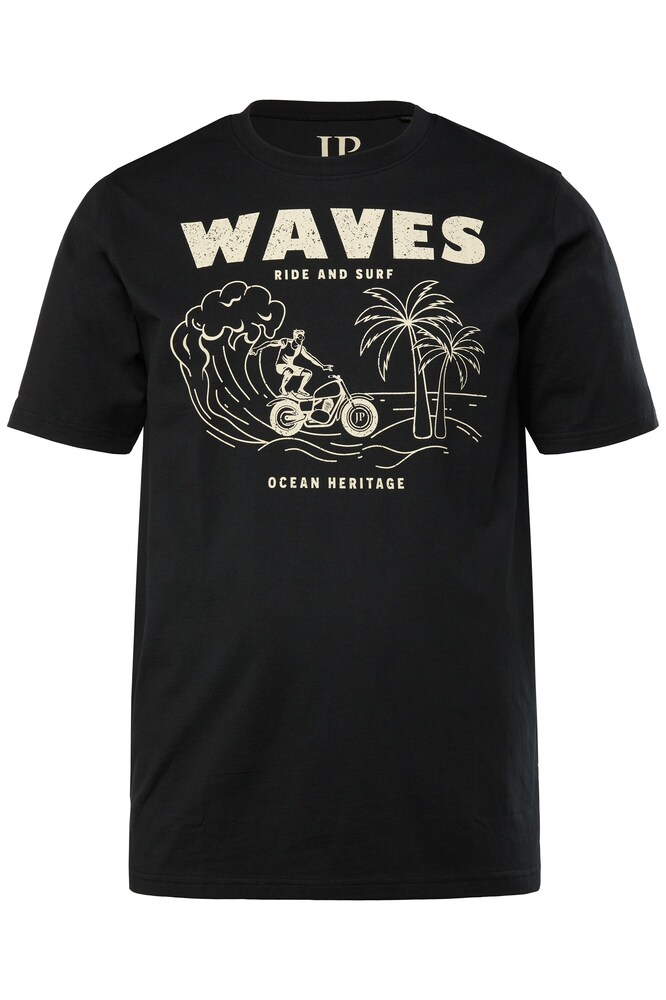 JP1880 T-Shirt Herren Größe 4XL creme / schwarz