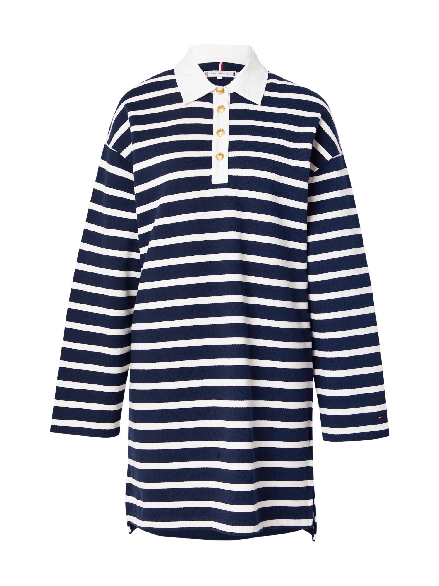 TOMMY HILFIGER Šaty  námornícka modrá / biela