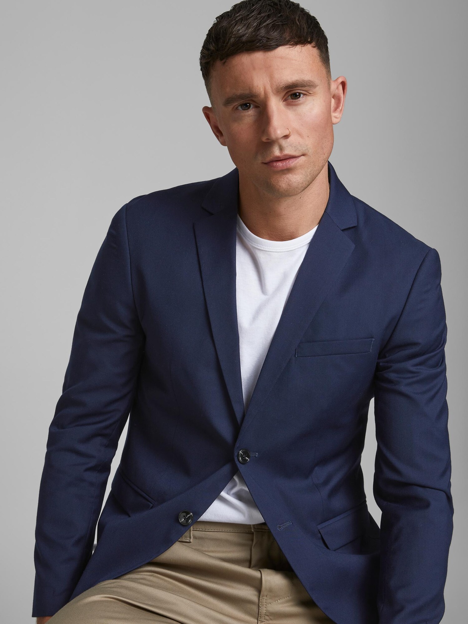 JACK & JONES Zakó 'JPRFranko'  tengerészkék termék 2. képe