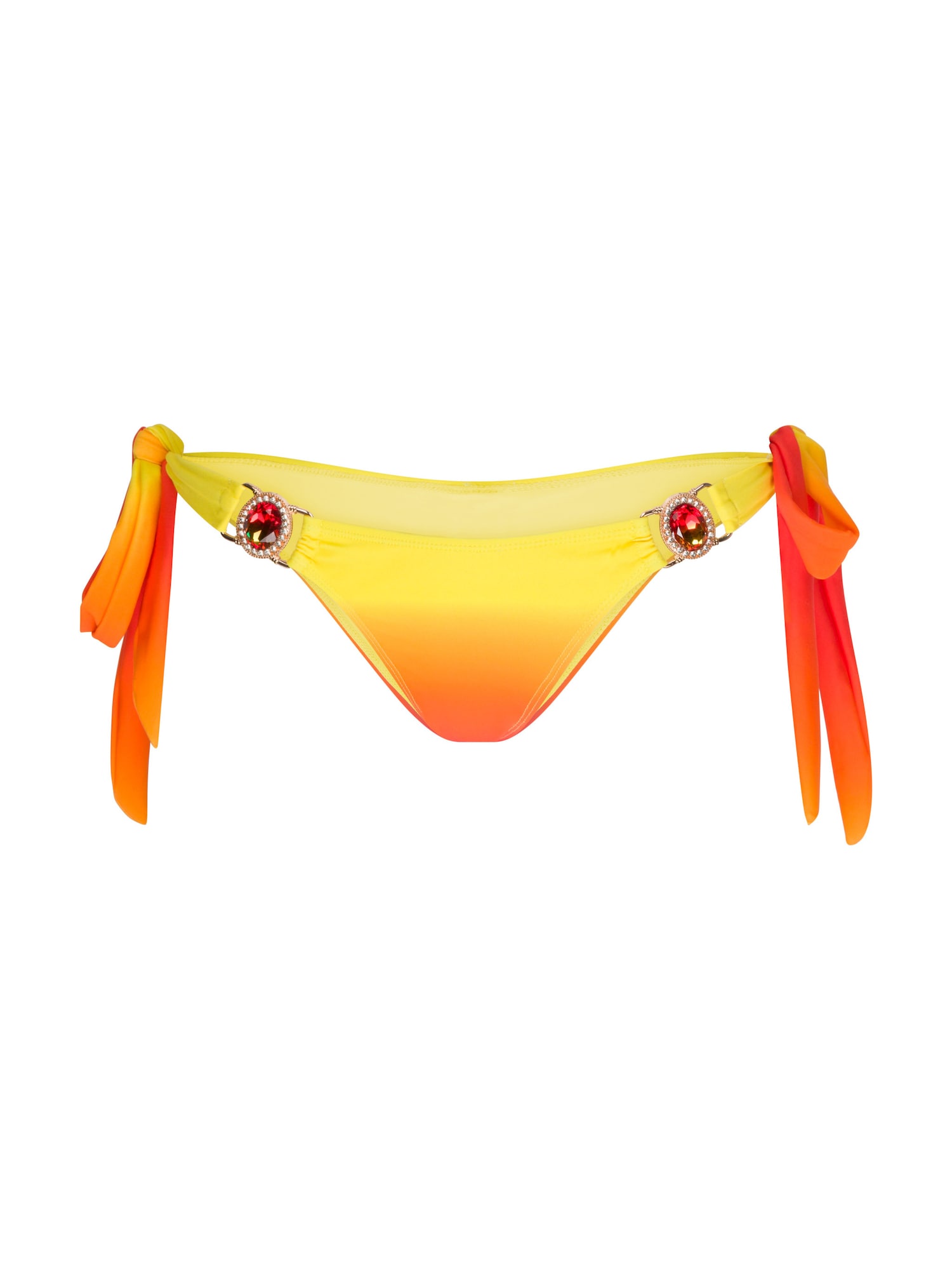Moda Minx Bikinio kelnaitės geltona / oranžinė-raudona