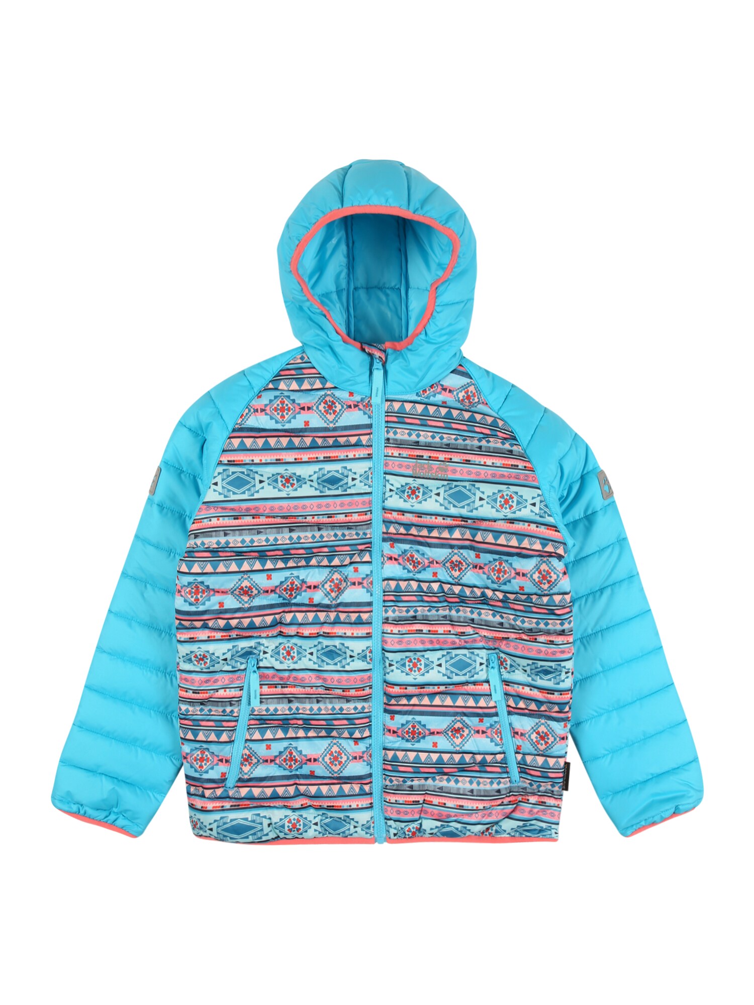JACK WOLFSKIN Laisvalaikio striukė 'ZENON'  turkio spalva / mišrios spalvos