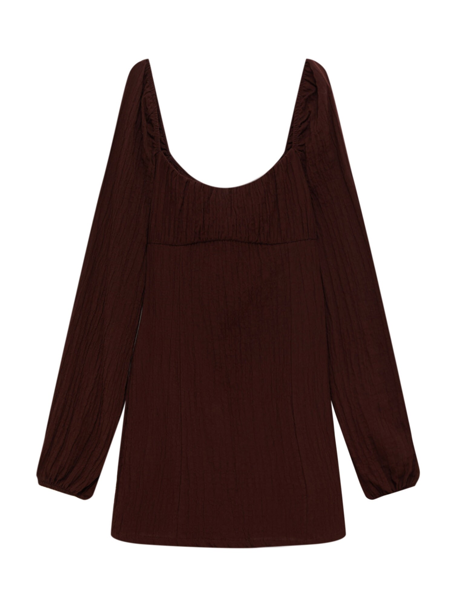Pull&Bear Šaty  tmavohnedá