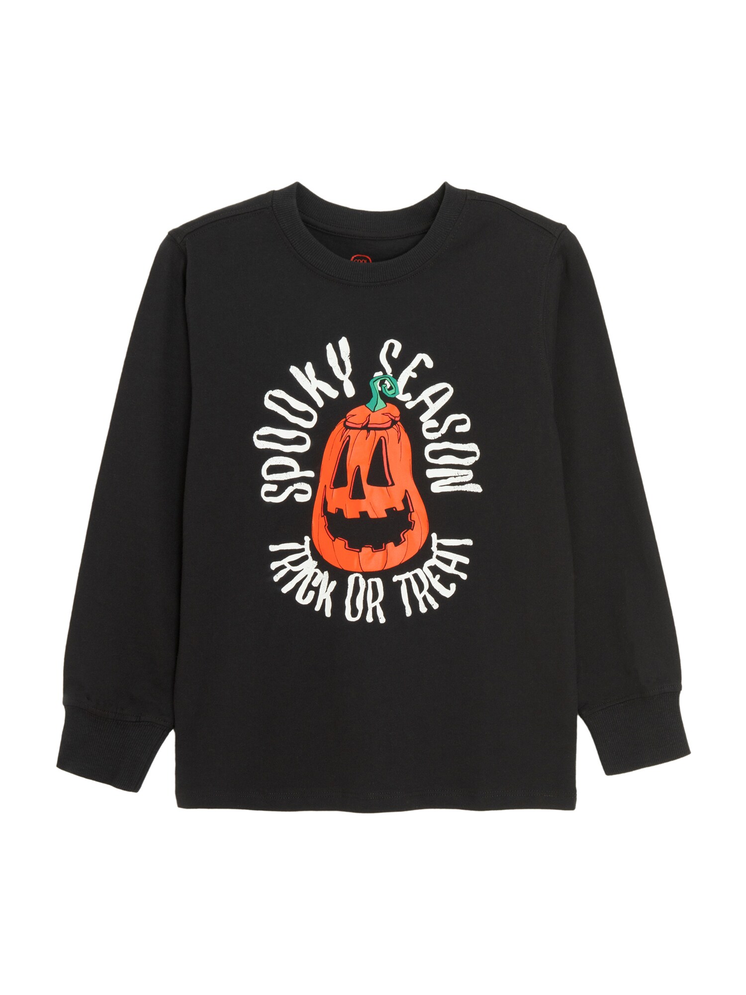 Cool Club Bluză de molton  portocaliu neon / negru / alb