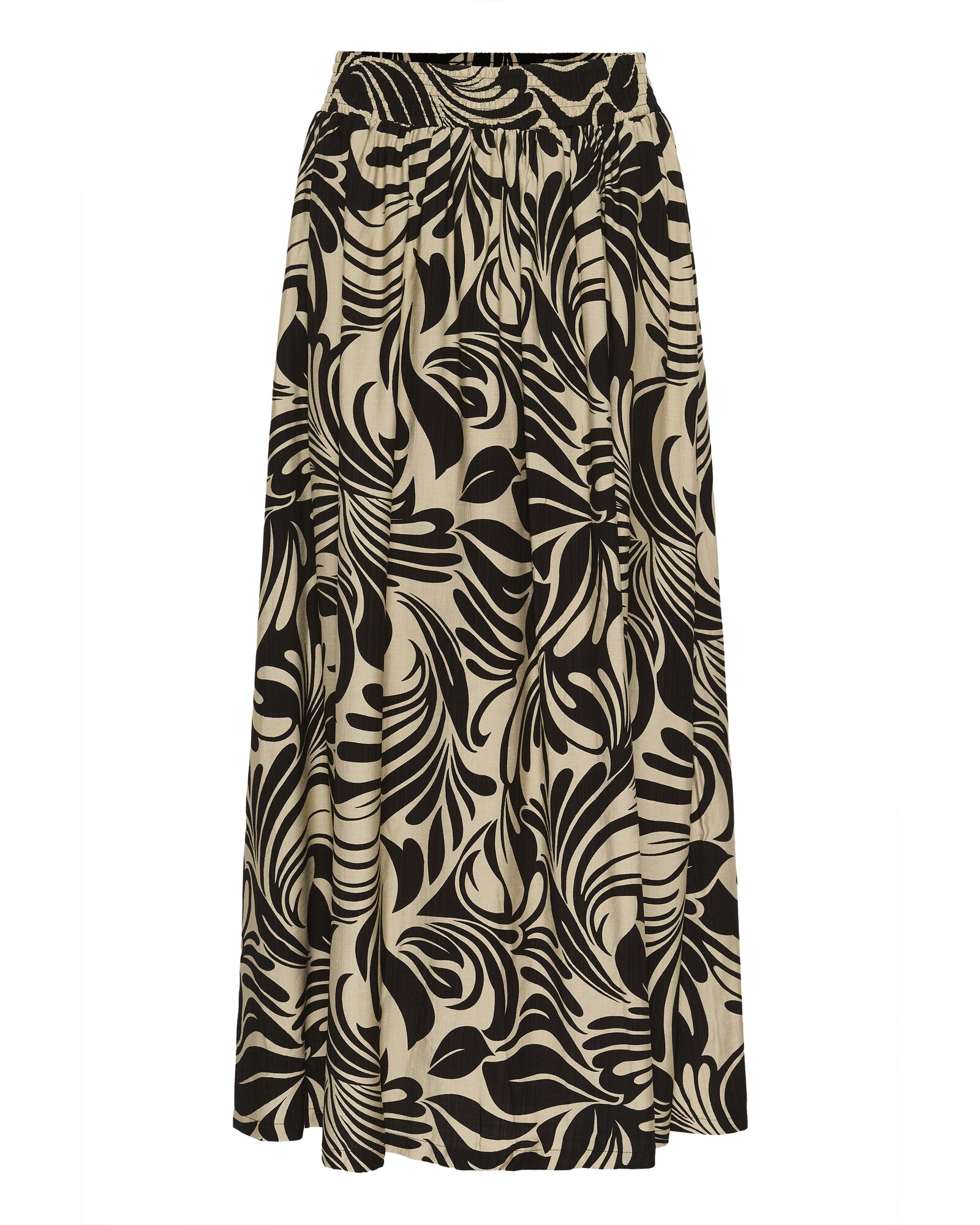Kaffe Falda 'Celia' crema / negro