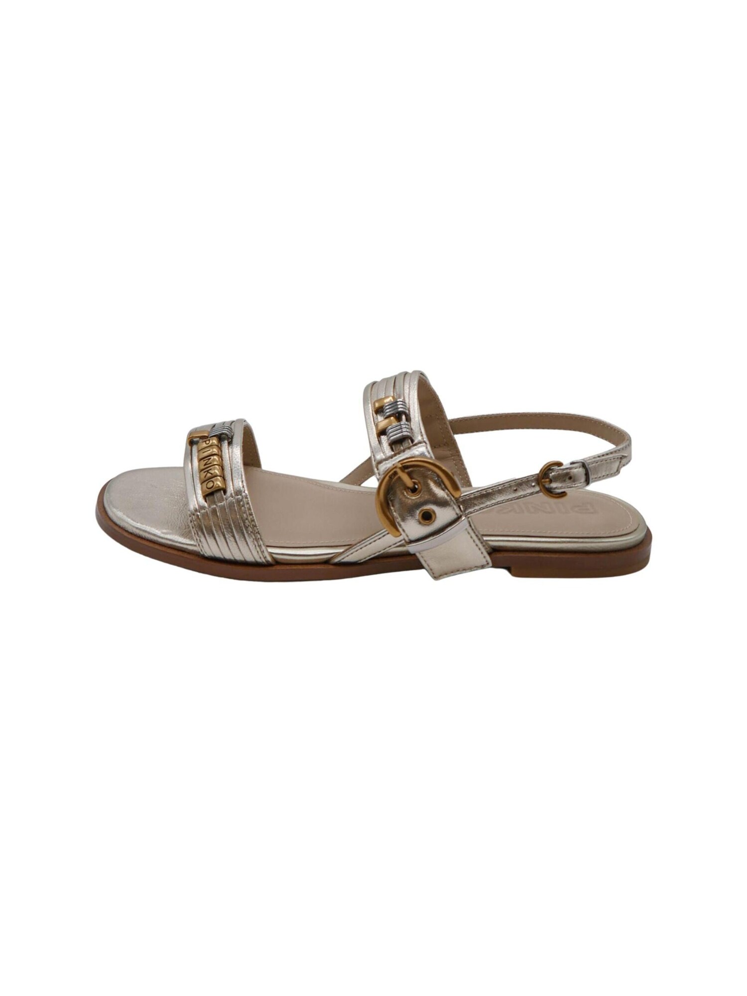 PINKO Sandalias  platino