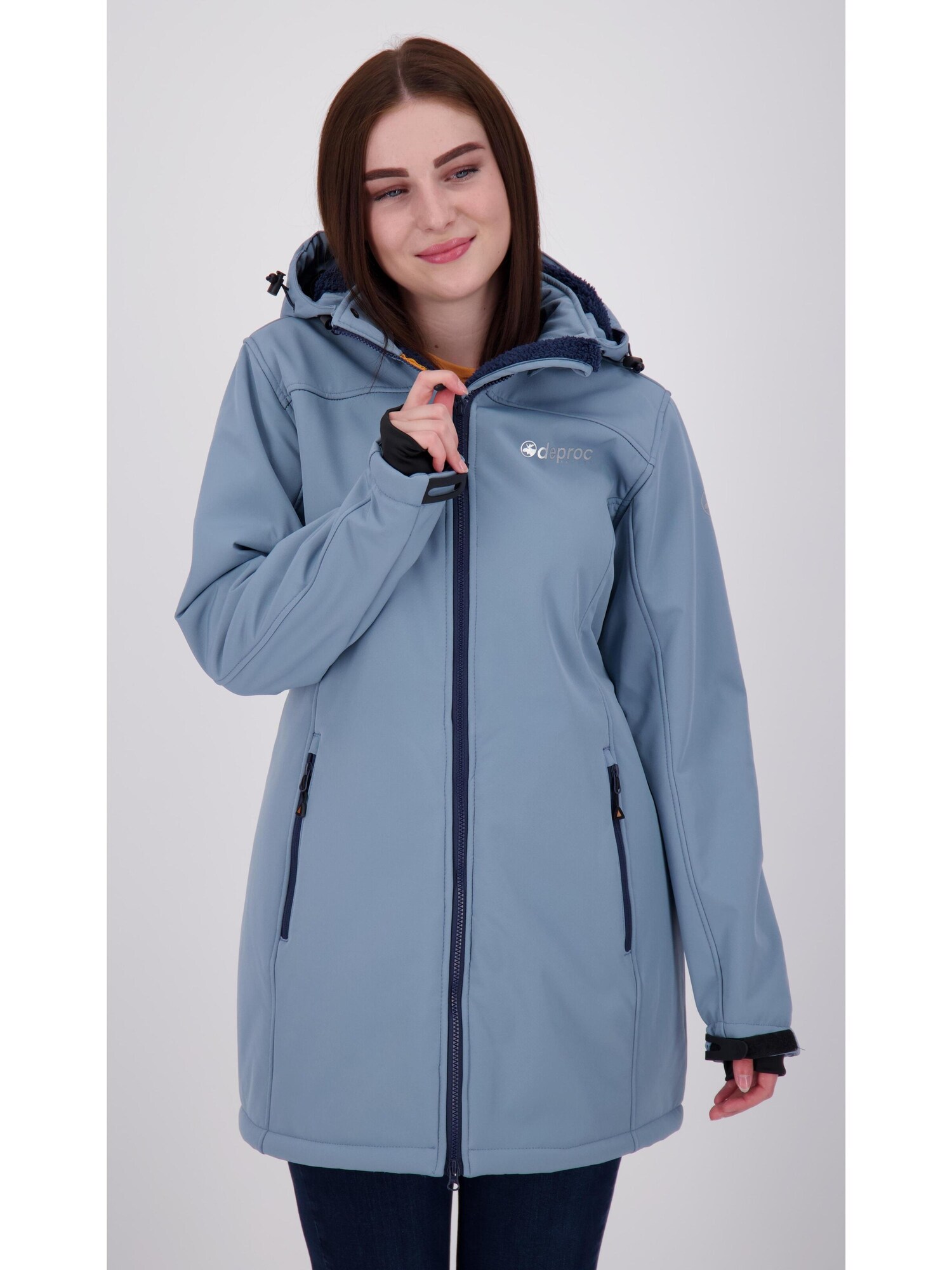 deproc Giacca di mezza stagione 'KEELE PEAK II WOMEN'  blu chiaro