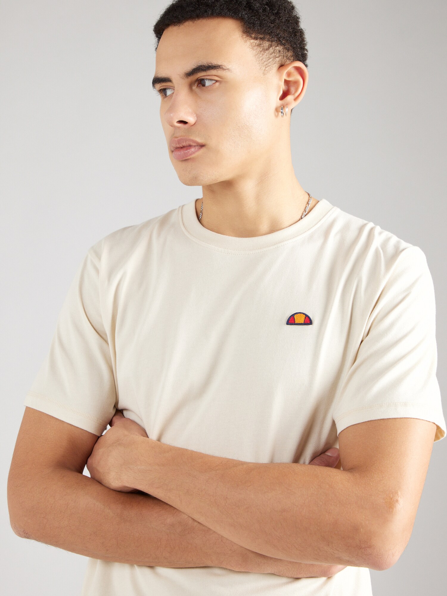 ELLESSE Tričko 'Cassica' námornícka modrá / oranžová / červená / šedobiela (obrázok 4)