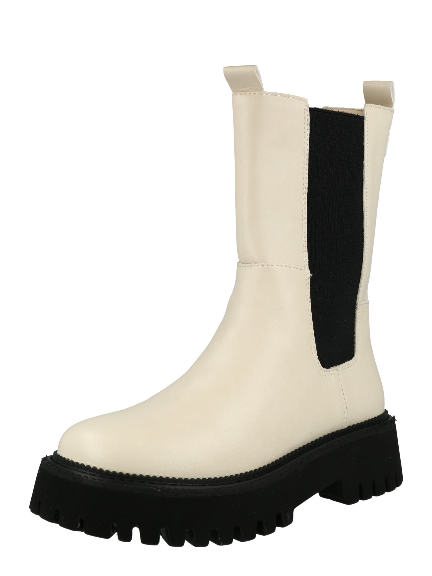 Hailys Botas chelsea 'Cira'  bege / preto