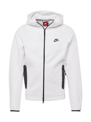 Nike Sportswear Sweatvest ‘Tech Fleece’ Zwart / Wit gemêleerd