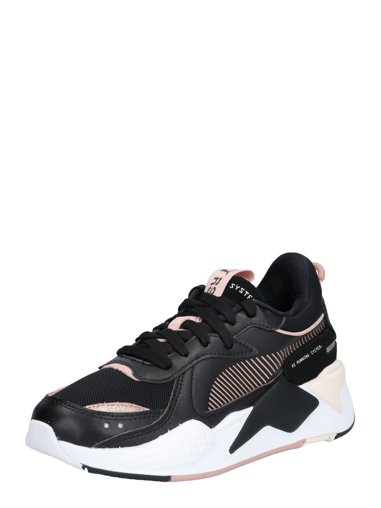 PUMA Sportbačiai be auliuko 'RS-X Mono Metal'  juoda / rožių spalva
