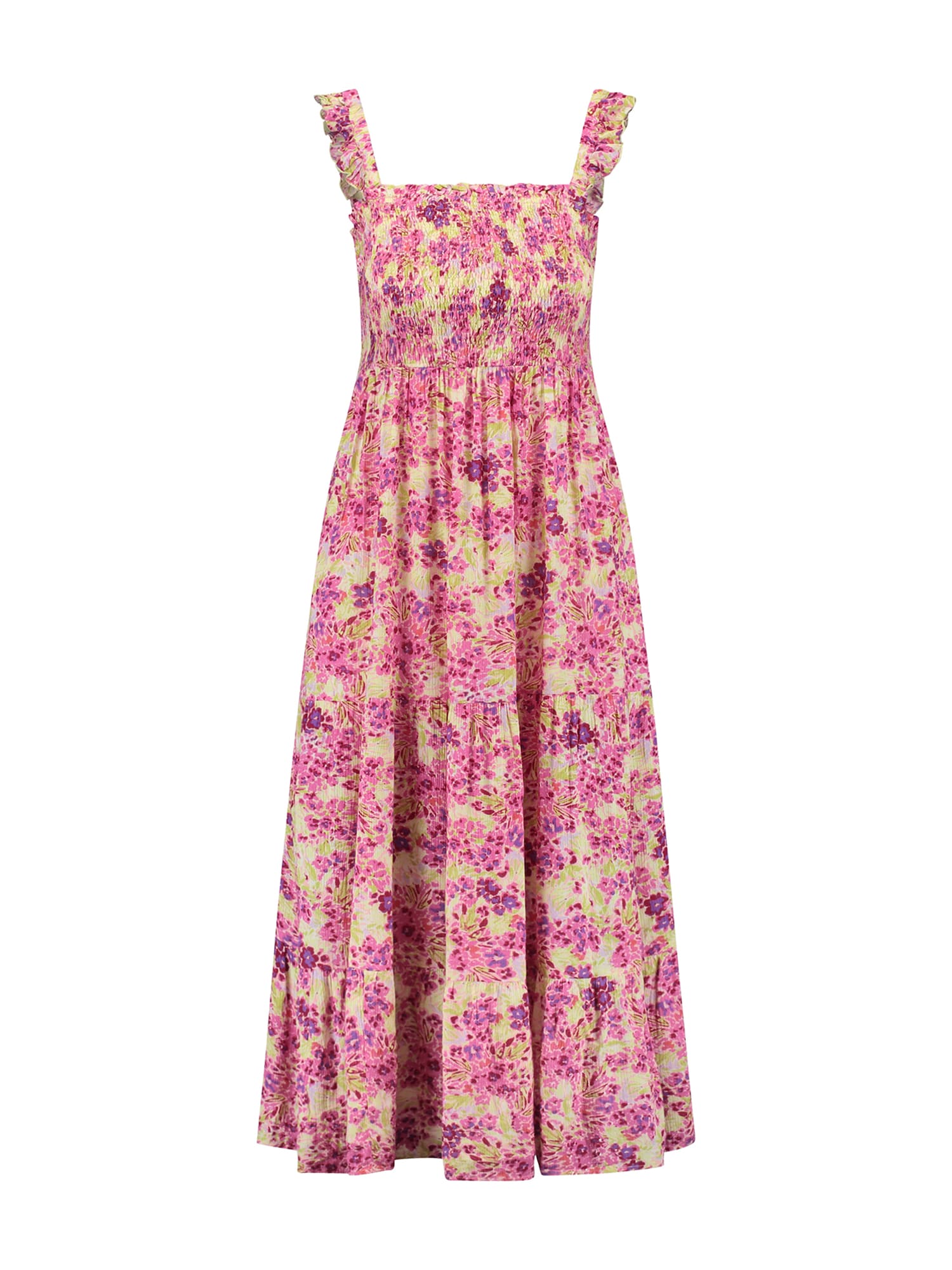Shiwi Rochie  verde măr / lila / ciclam / roz eozină