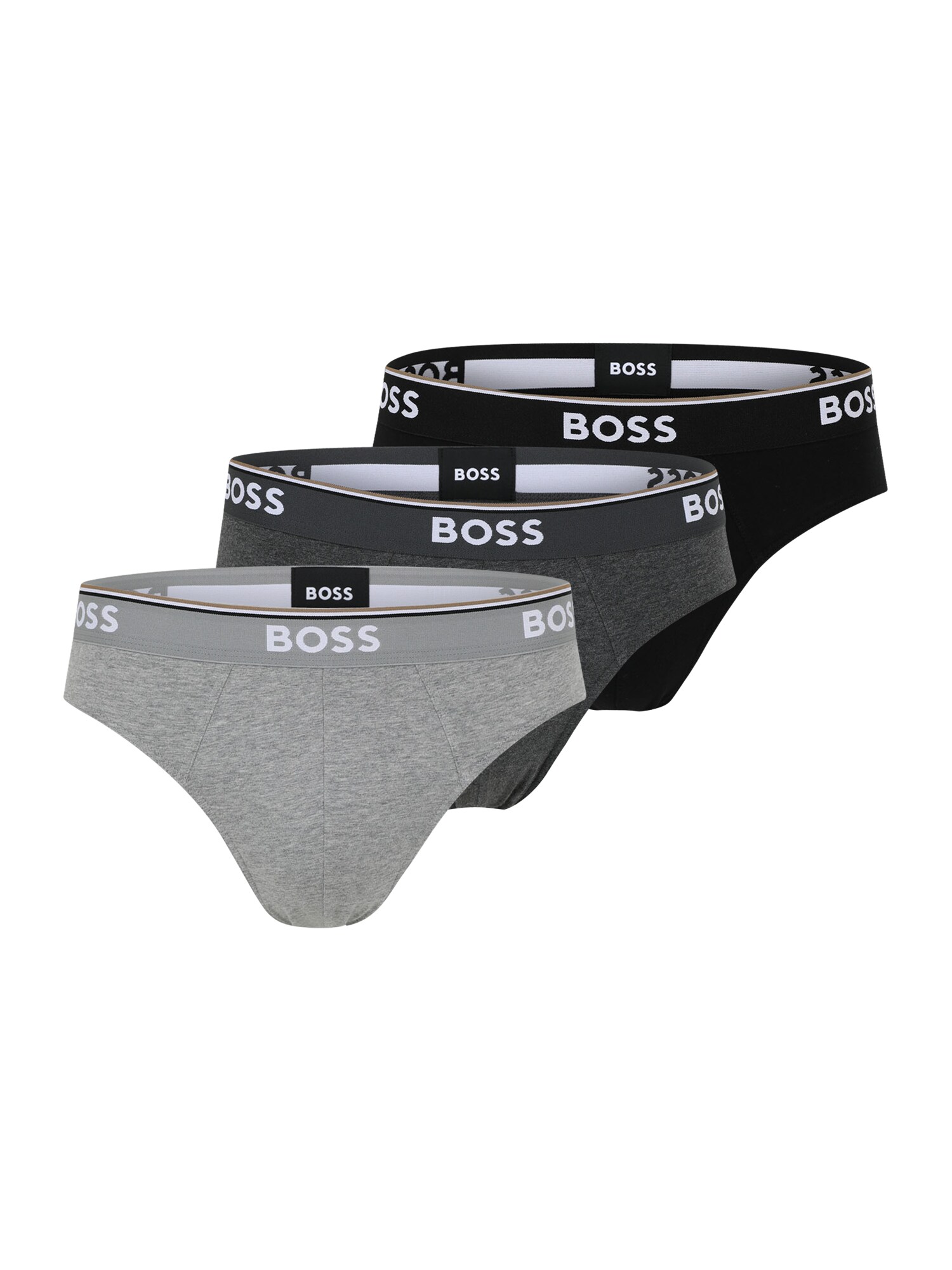 BOSS Slip  gri / gri închis / negru / alb