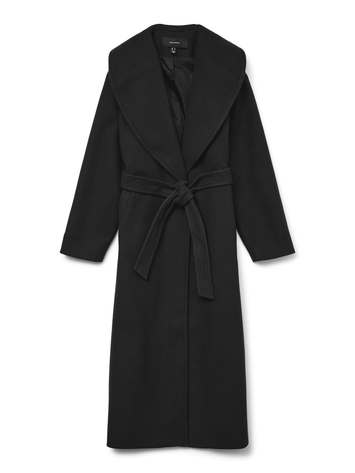 VERO MODA Palton de primăvară-toamnă VMAnne  negru