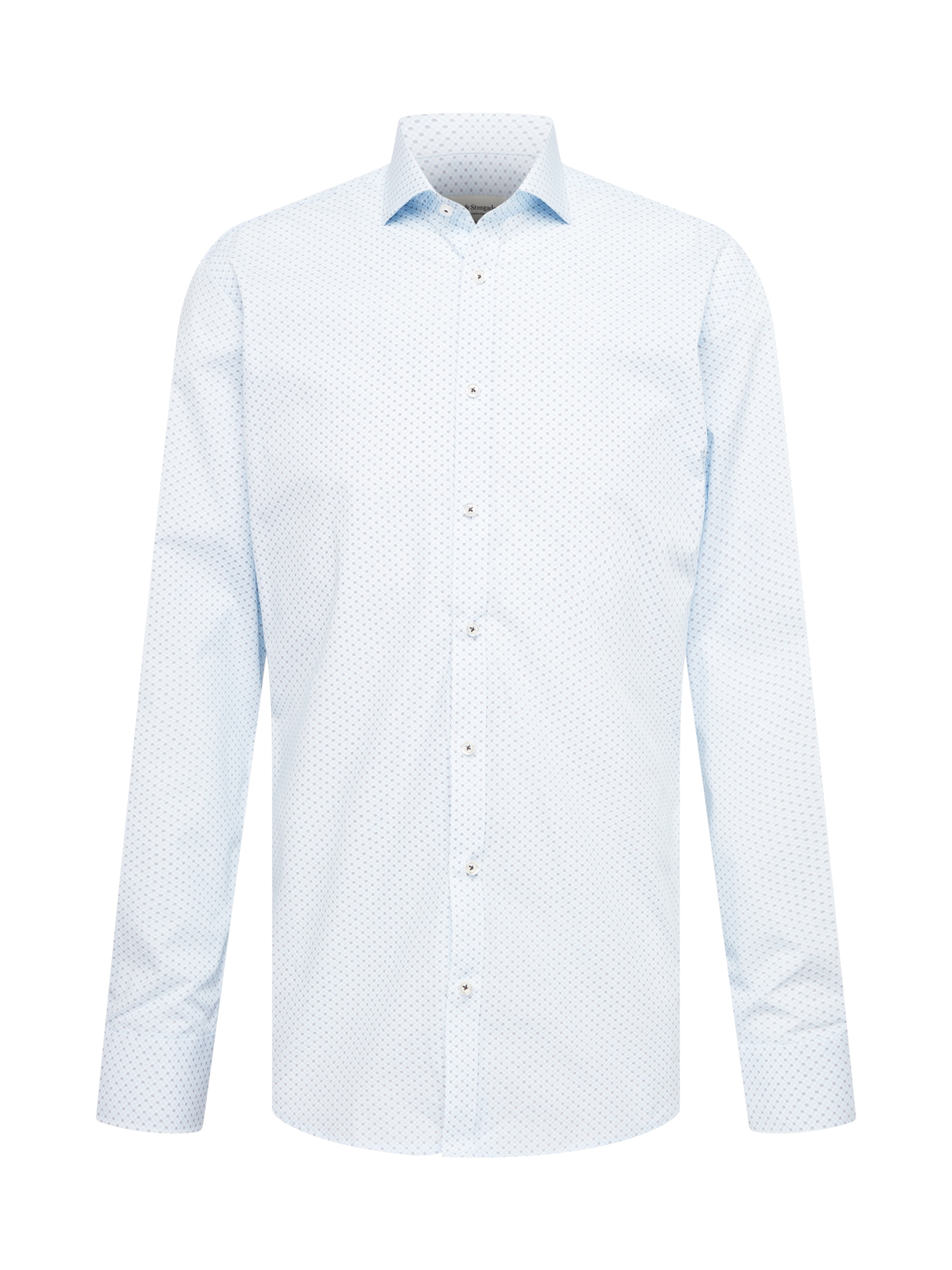 Bruun & Stengade Marškiniai 'Hierro' azuro spalva / tamsiai mėlyna / balta