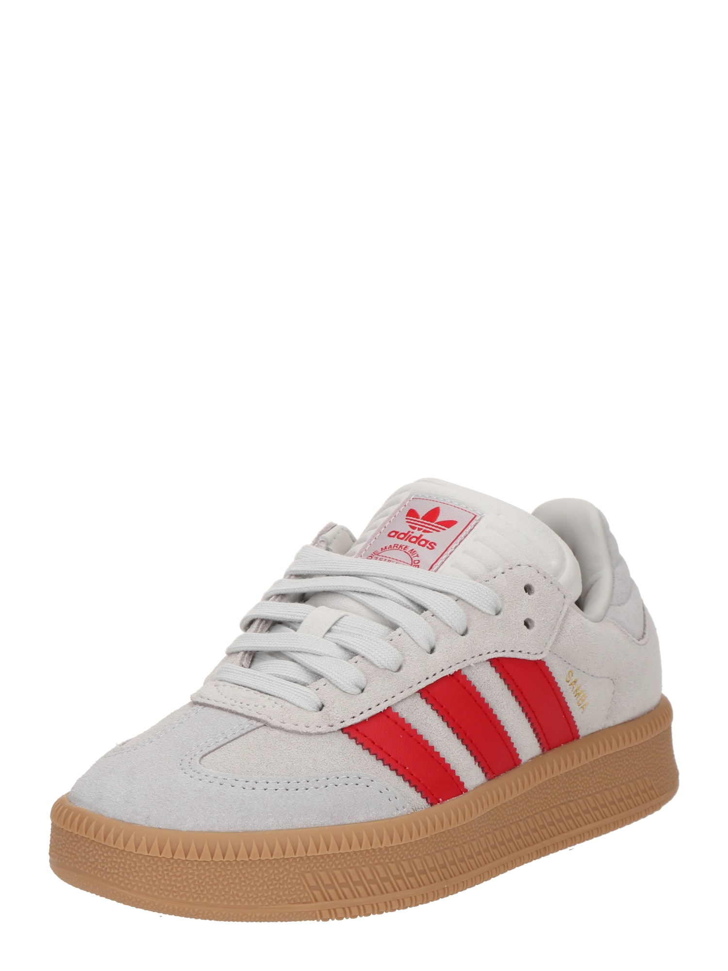 ADIDAS ORIGINALS Sportcipő 'SAMBA'  szürke / piros akciós termékkép 1
