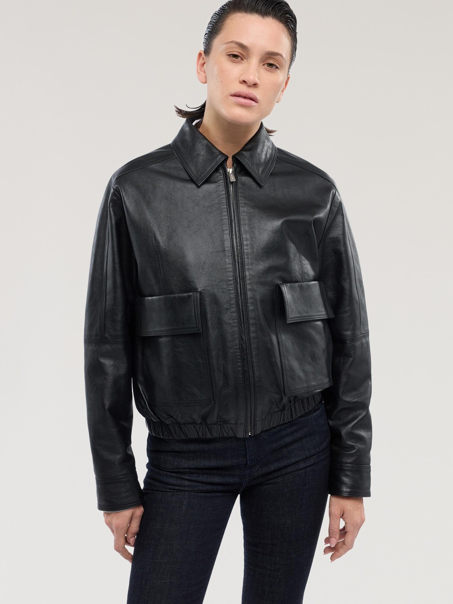 Trussardi Chaqueta de entretiempo negro – imagen 6