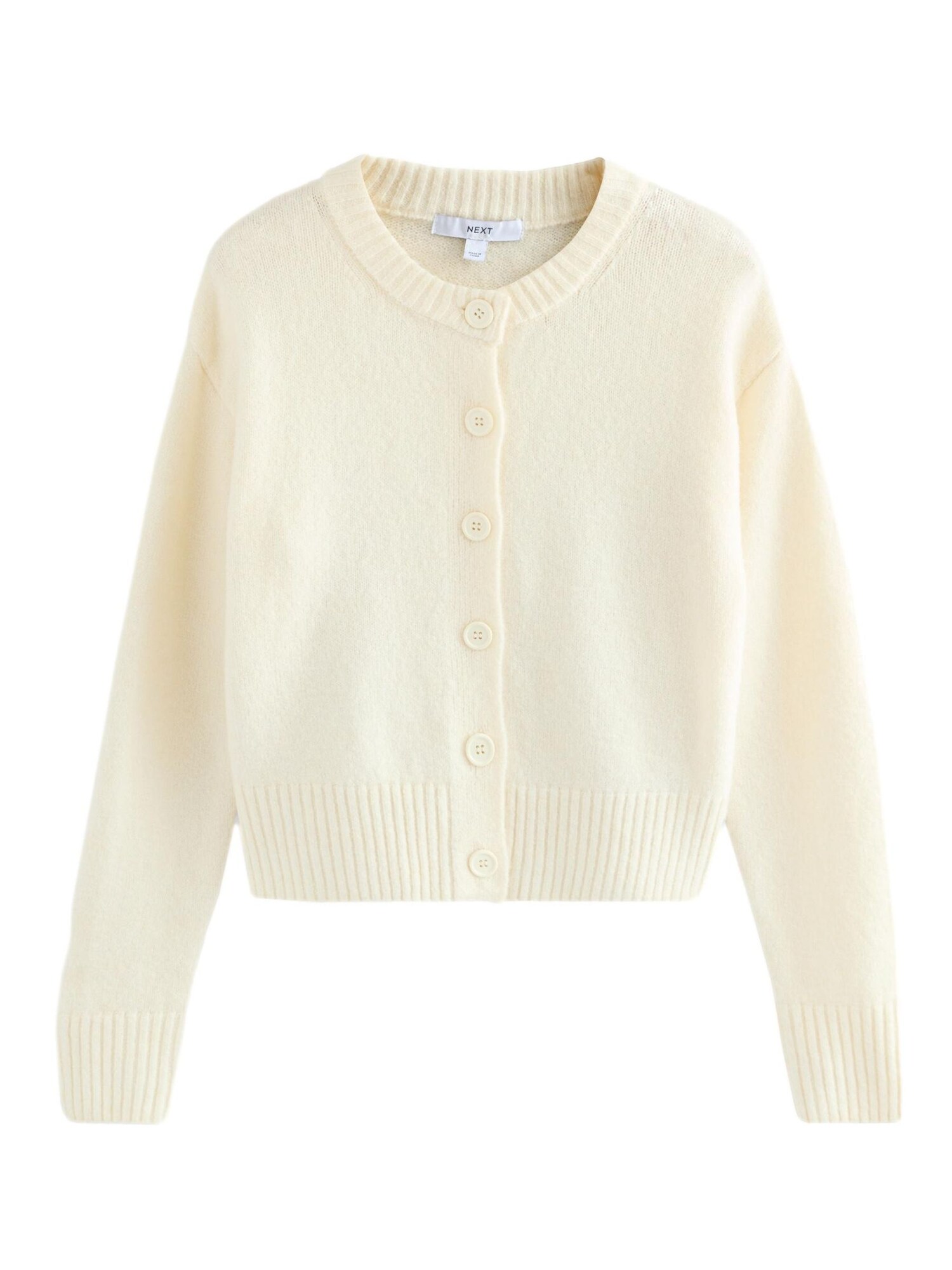 Next Geacă tricotată  alb