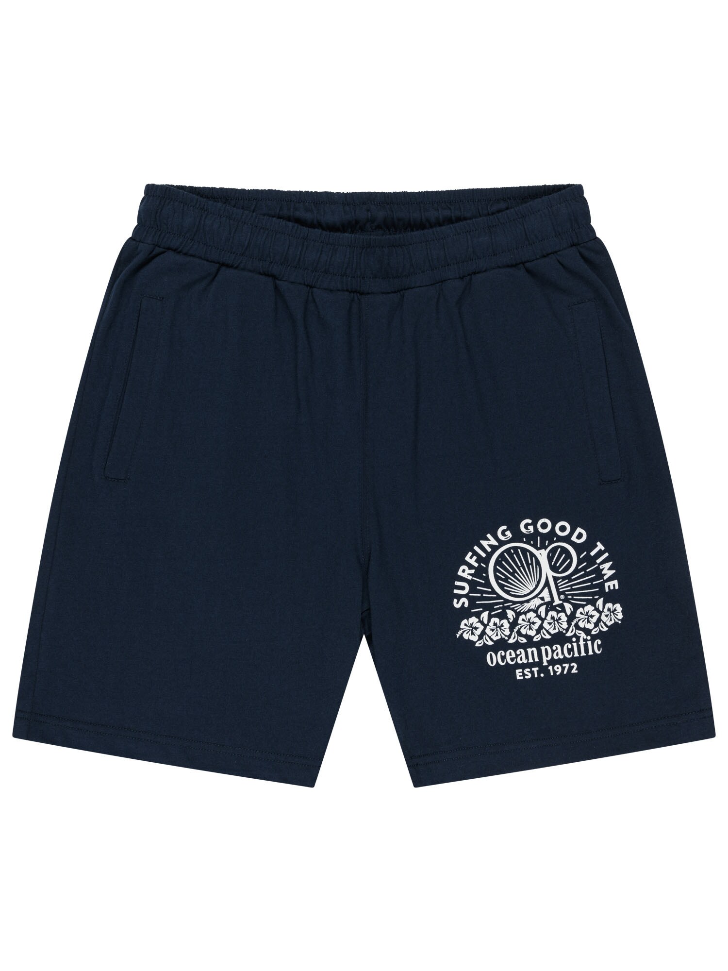 Ocean Pacific Pantaloni Supertubos bleumarin / alb
