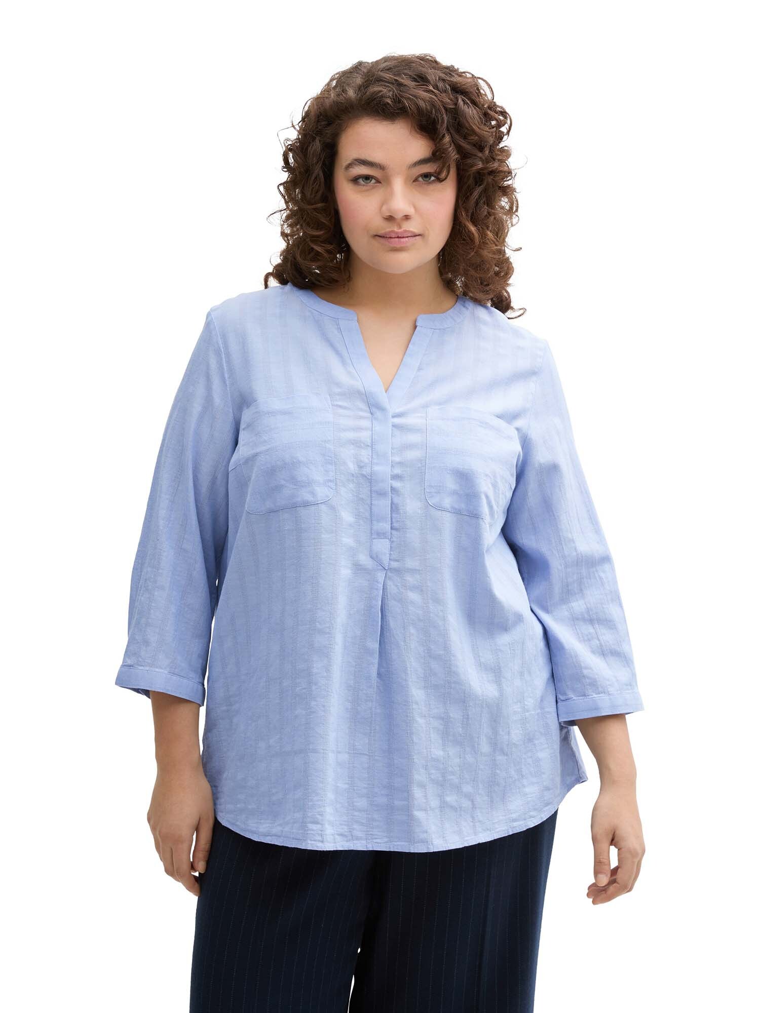 Tom Tailor Women + Blúz  világoskék termék 2. képe