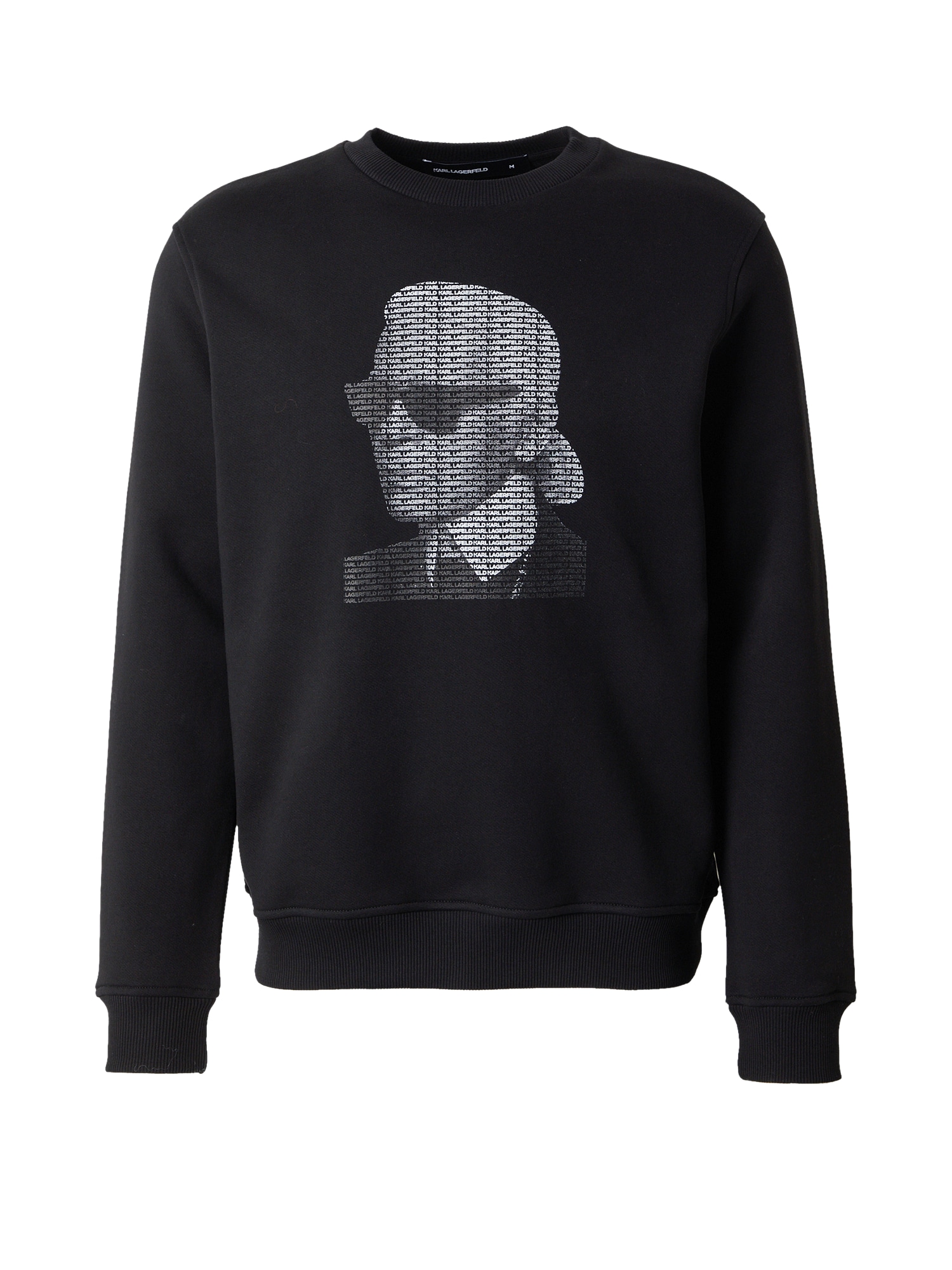 Karl Lagerfeld Sudadera  negro / blanco