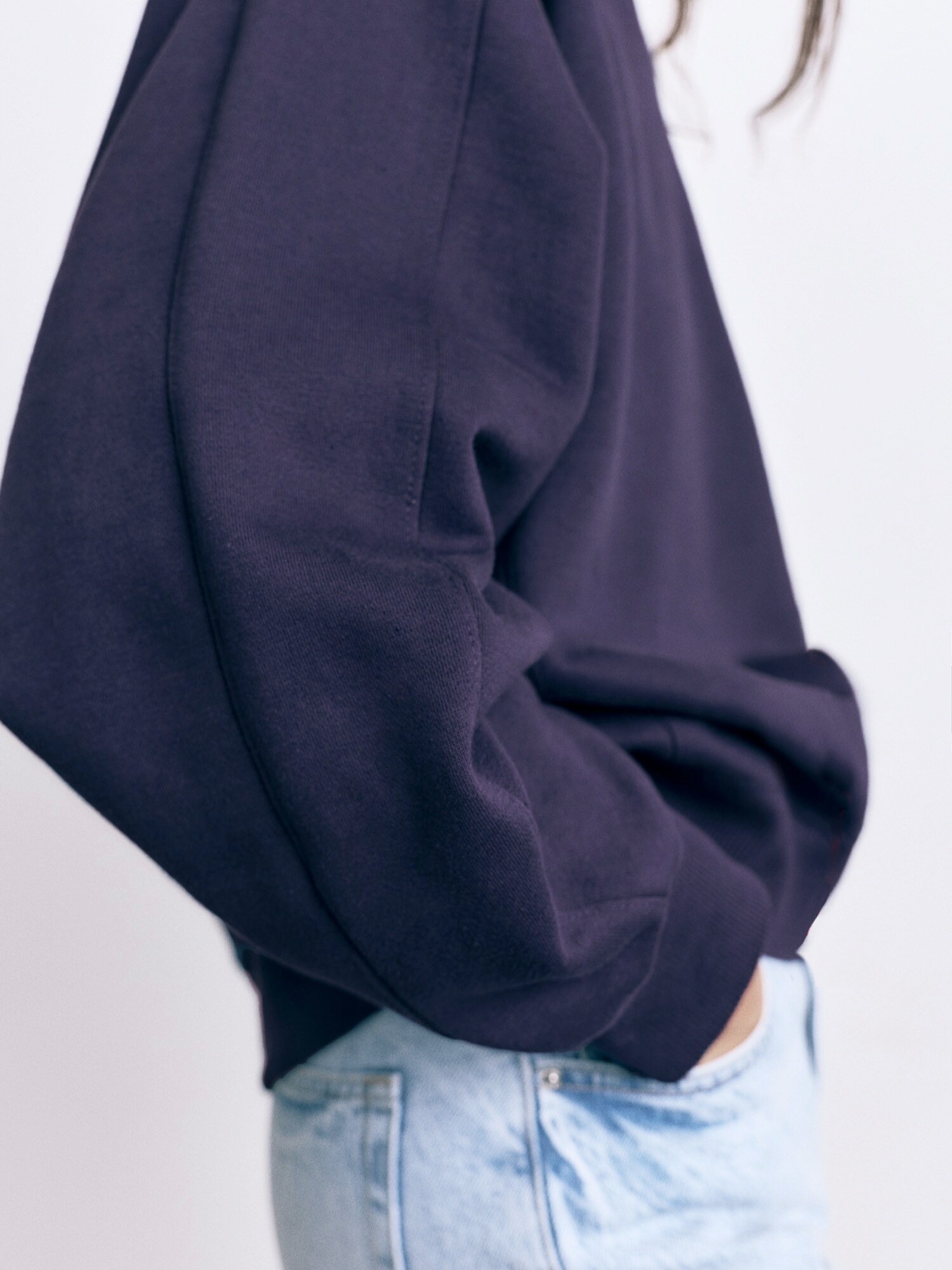 Pull&Bear Mikina  námornícka modrá (obrázok 6)