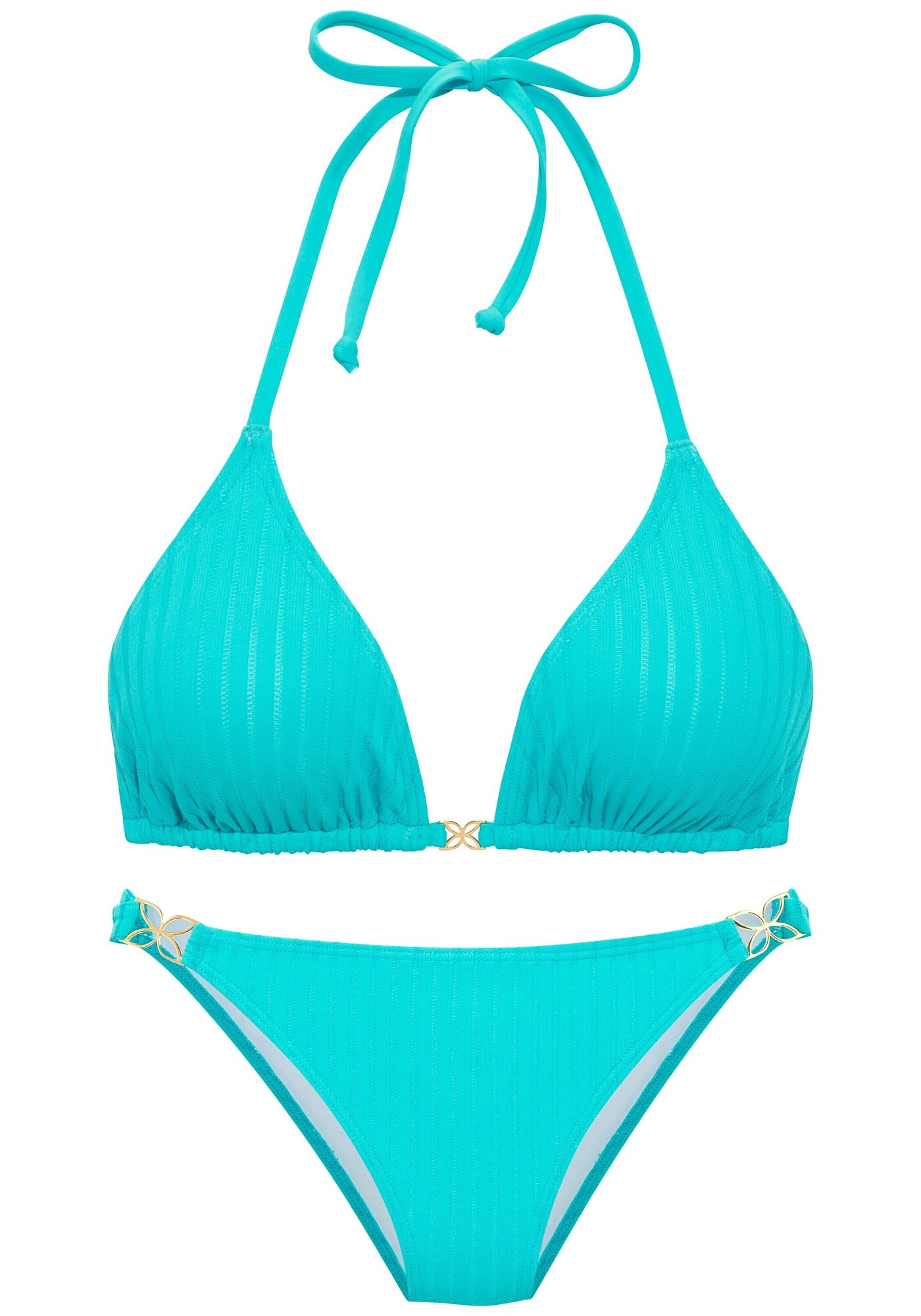 LASCANA Costum de baie două piese  turcoaz